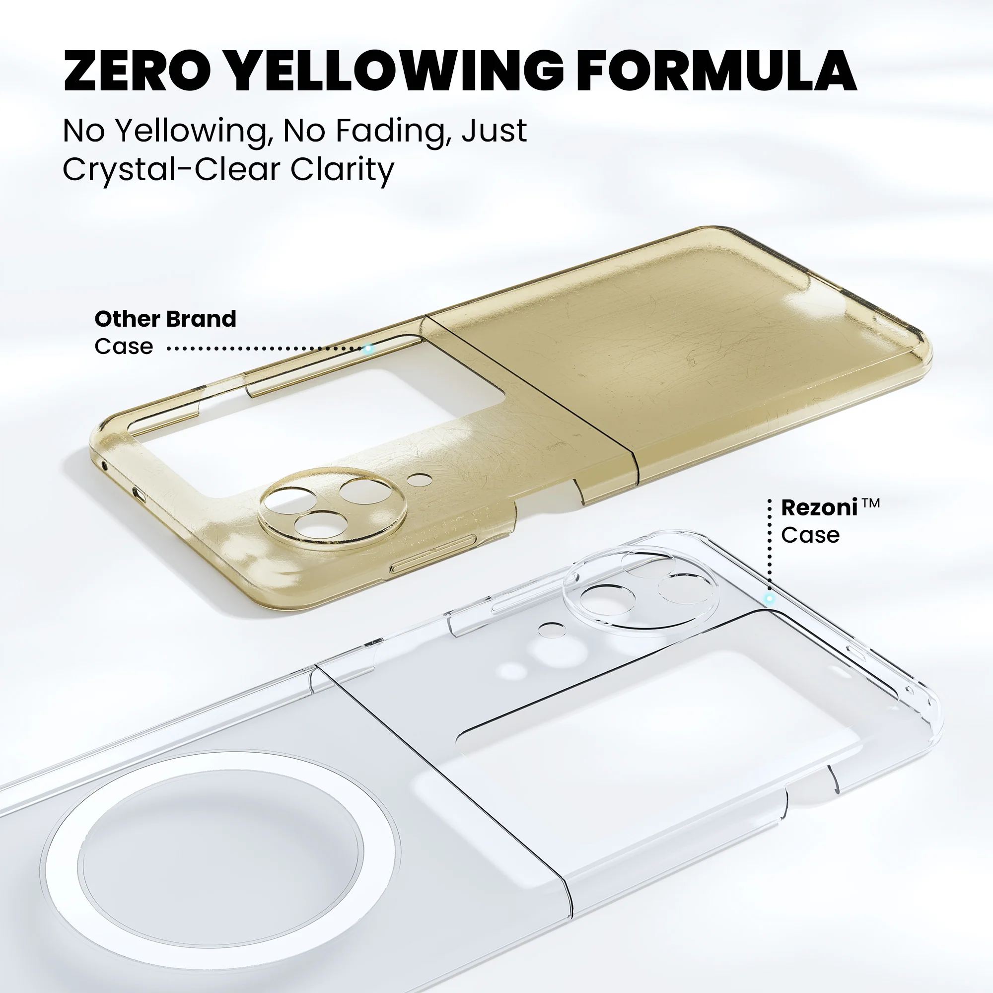 Anti-Yellow Magsafe Clear Case Oppo N Series - Image 13