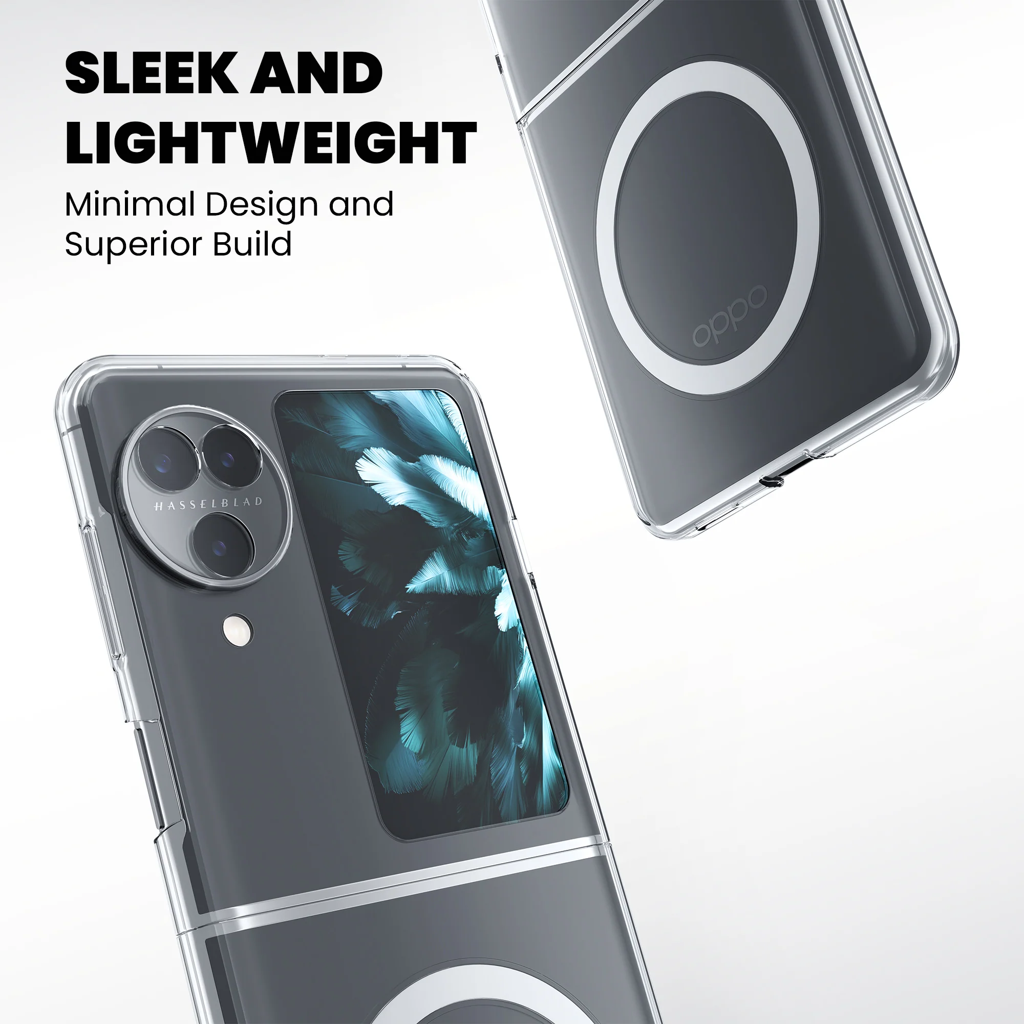 Anti-Yellow Magsafe Clear Case Oppo N Series - Image 2