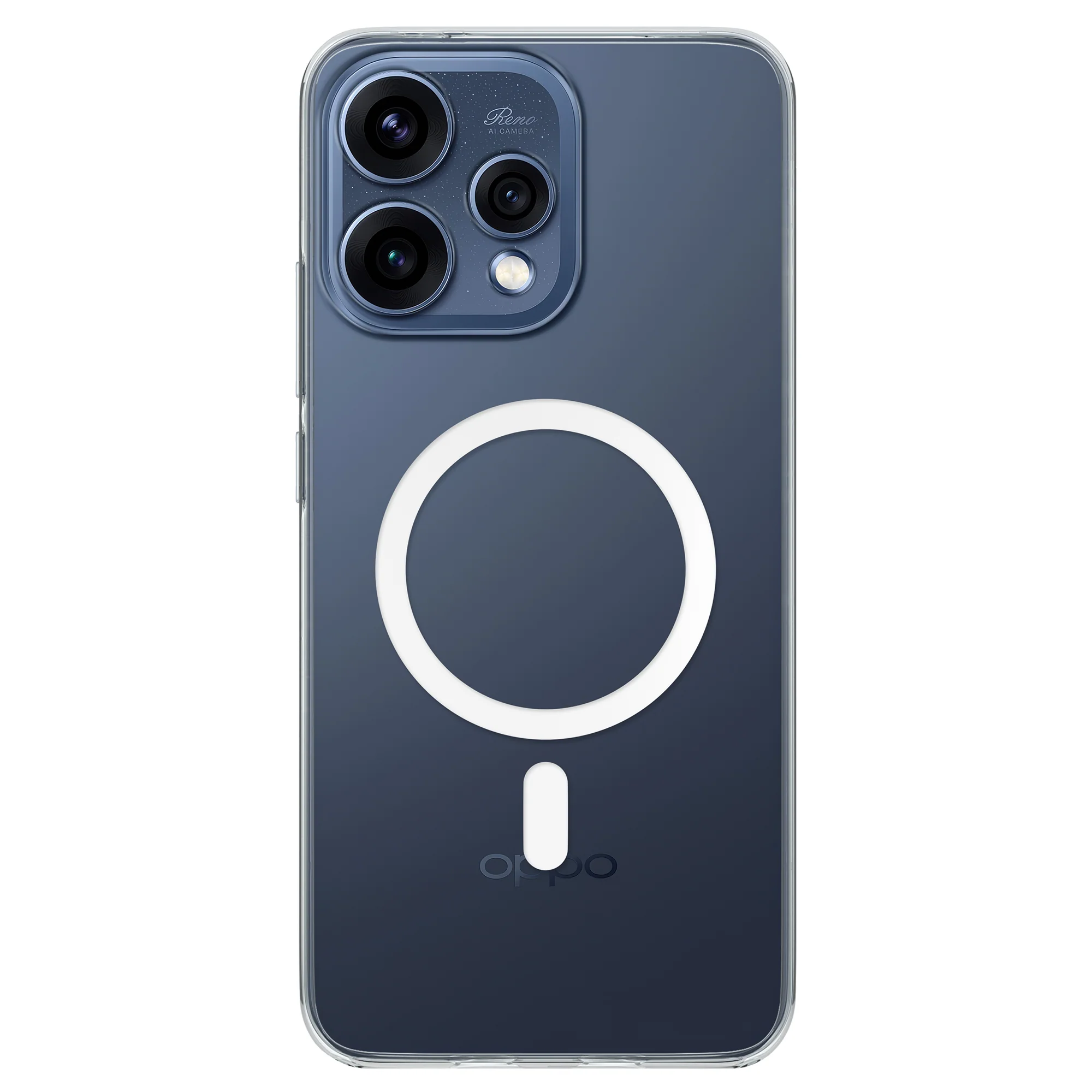 Anti-Yellow Magsafe Clear Case Oppo Reno Series