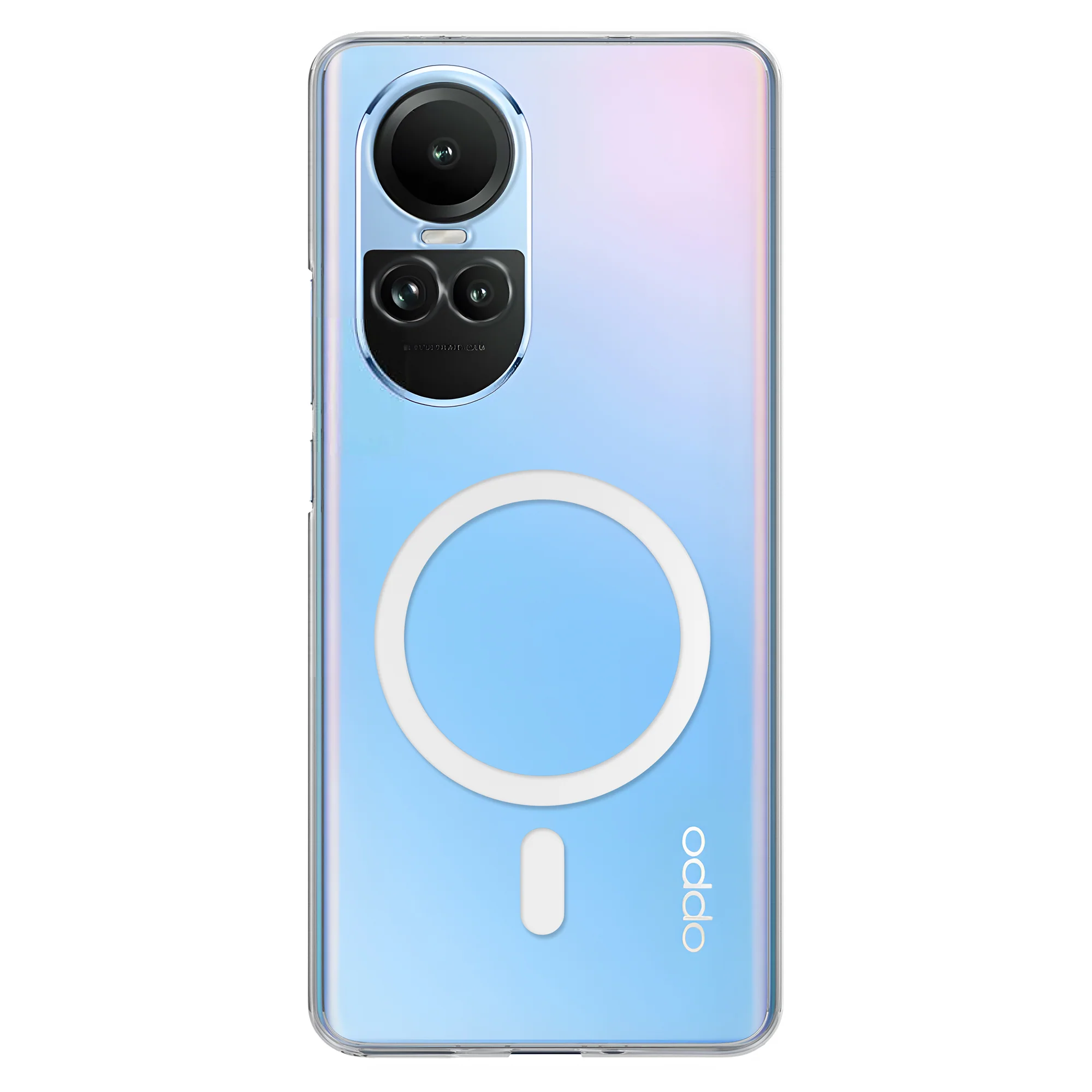 Anti-Yellow Magsafe Clear Case Oppo Reno Series - Image 100