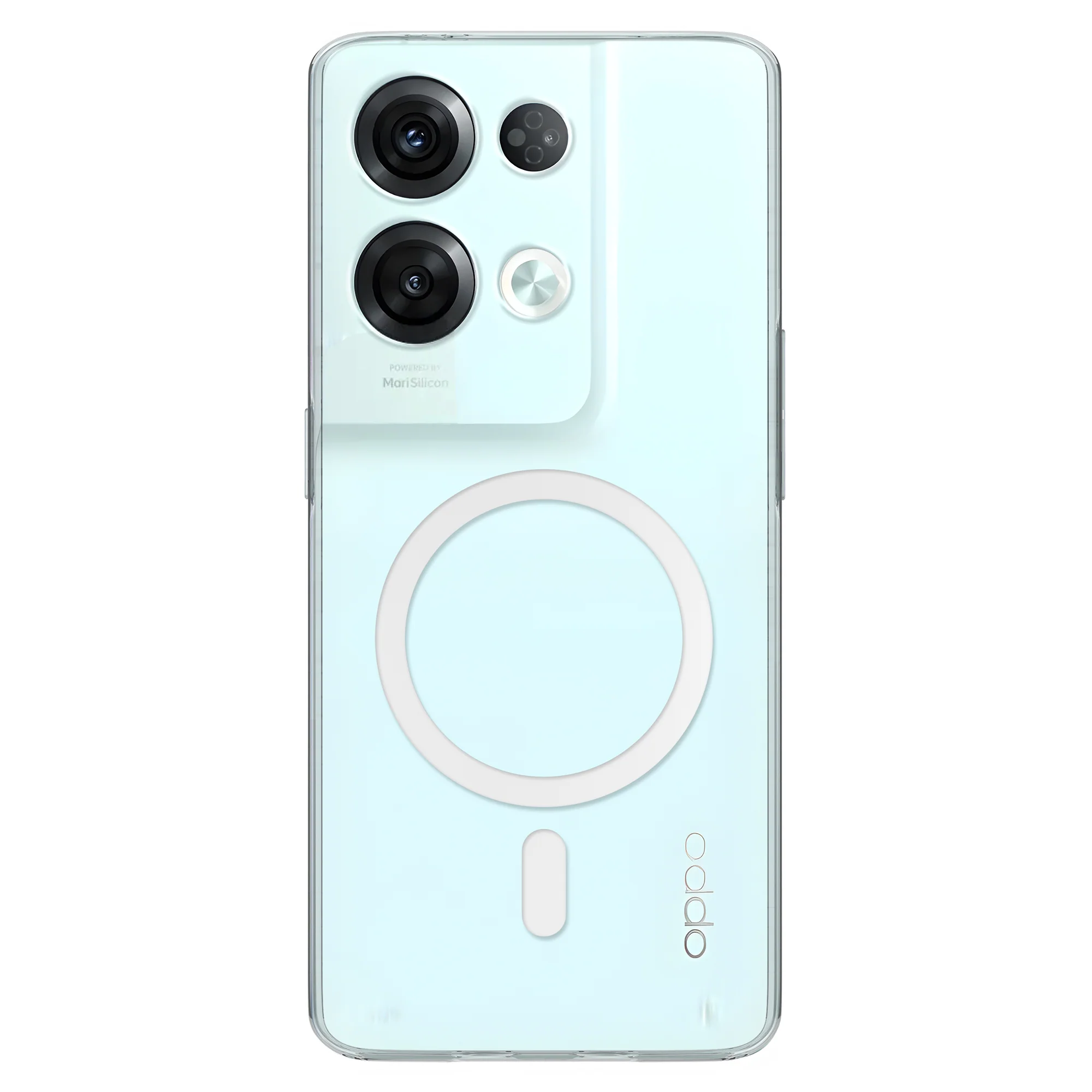 Anti-Yellow Magsafe Clear Case Oppo Reno Series - Image 118