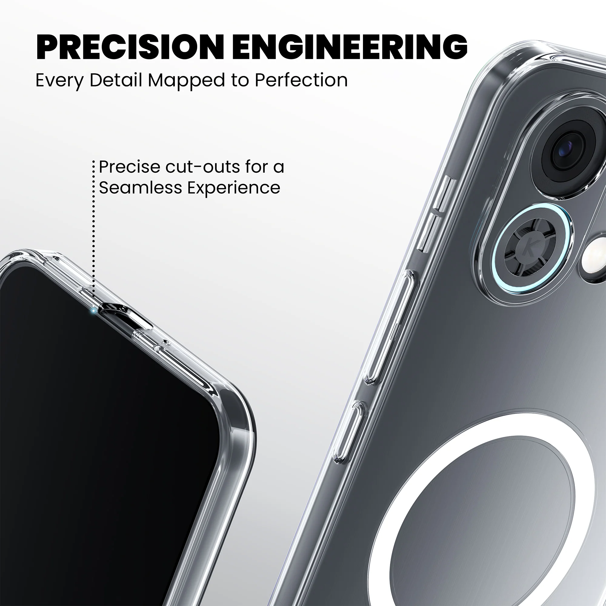 Anti-Yellow Magsafe Clear Case Oppo Reno Series - Image 162