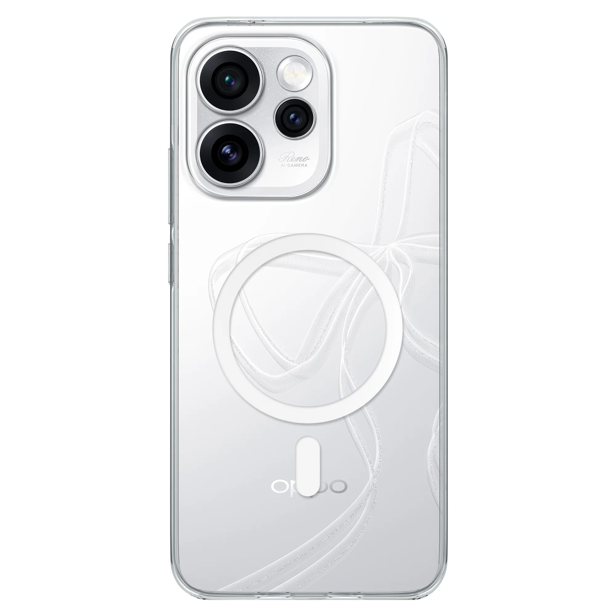 Anti-Yellow Magsafe Clear Case Oppo Reno Series - Image 190
