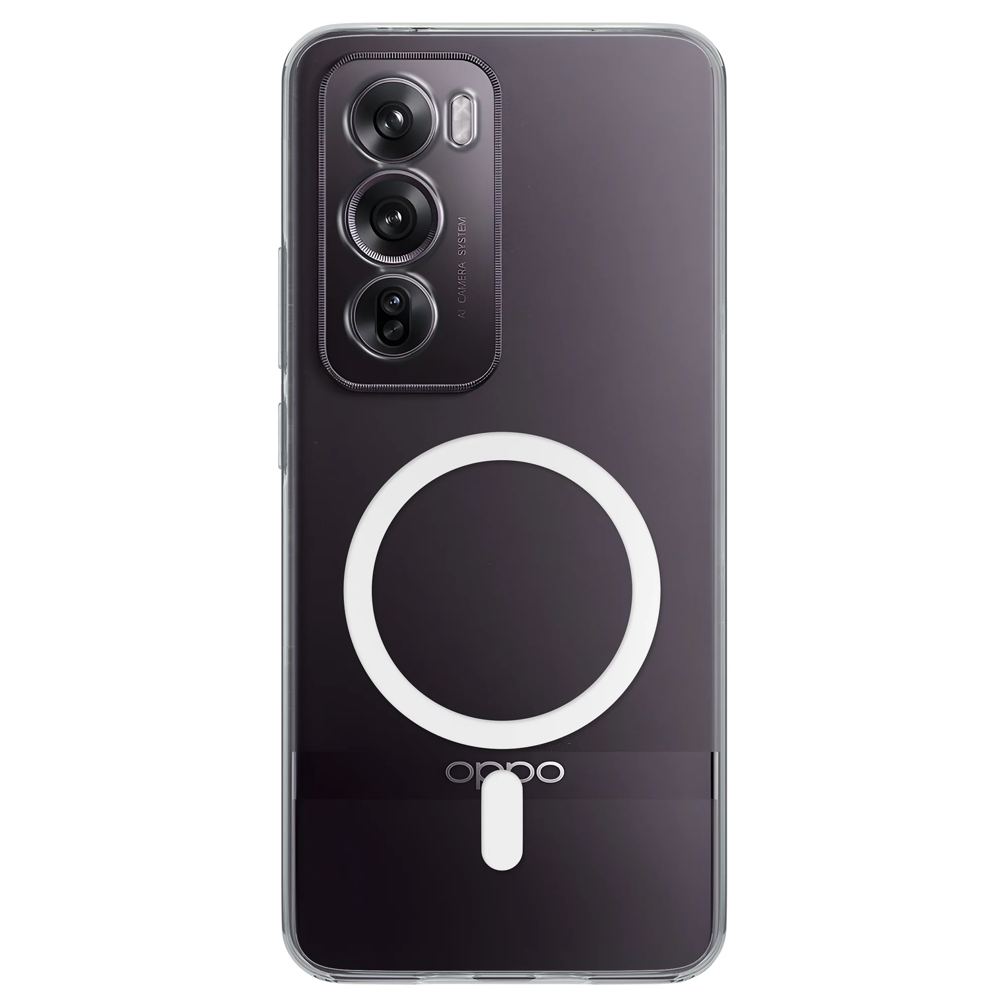Anti-Yellow Magsafe Clear Case Oppo Reno Series - Image 46