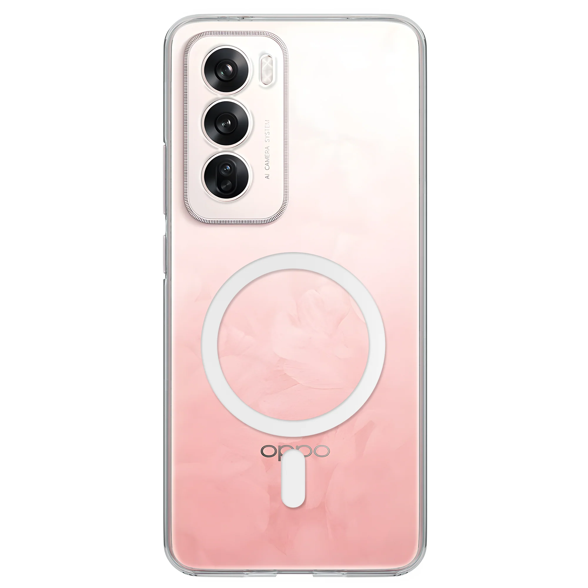Anti-Yellow Magsafe Clear Case Oppo Reno Series - Image 55