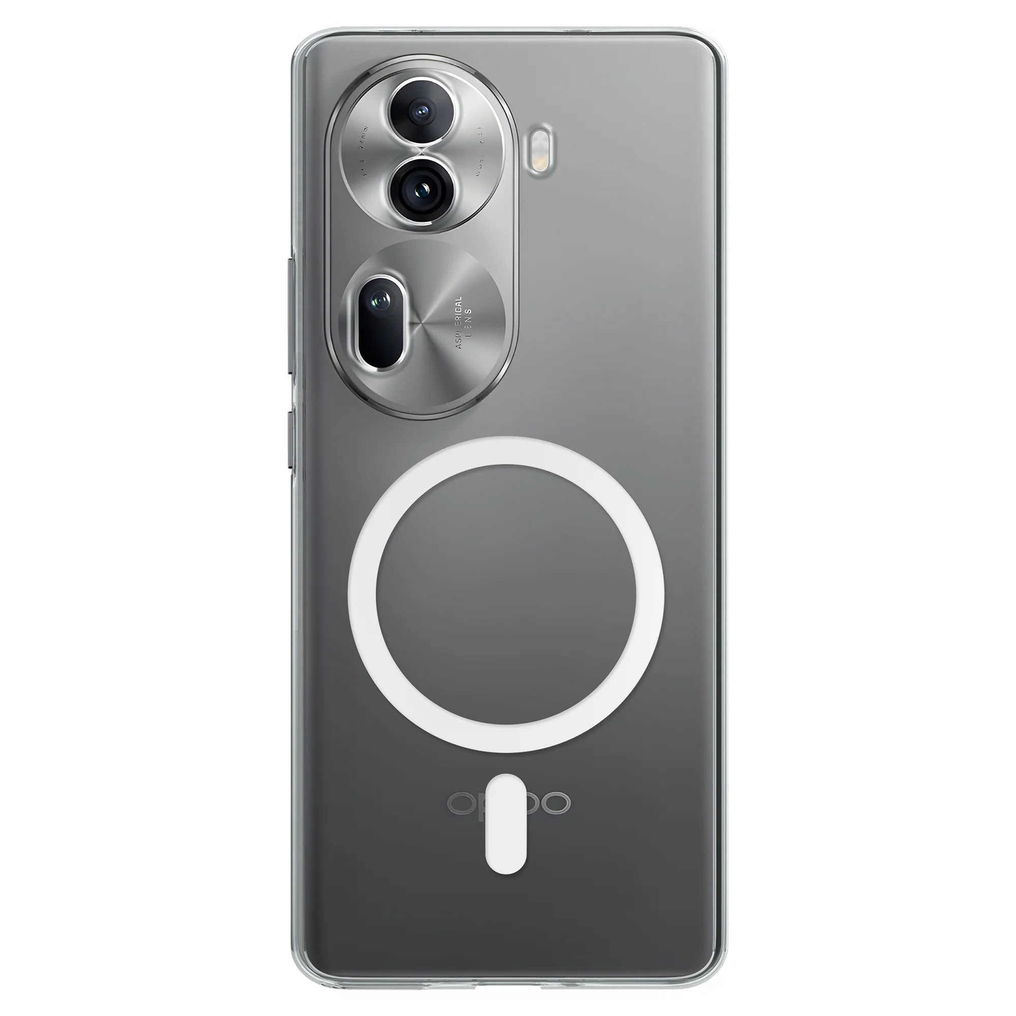 Anti-Yellow Magsafe Clear Case Oppo Reno Series - Image 64