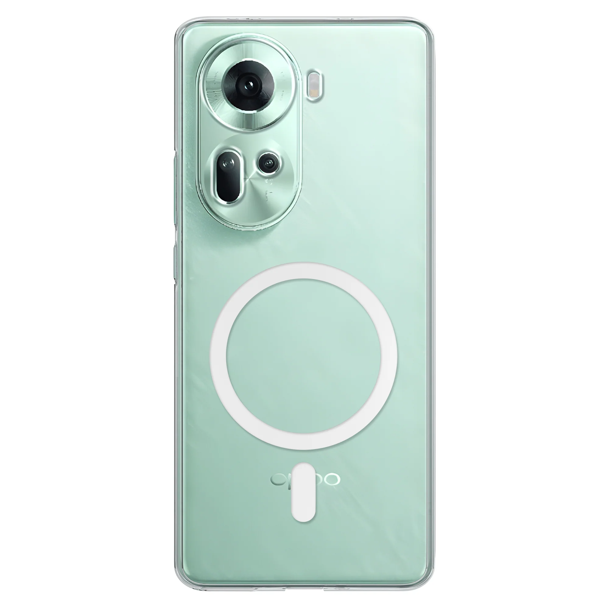 Anti-Yellow Magsafe Clear Case Oppo Reno Series - Image 73