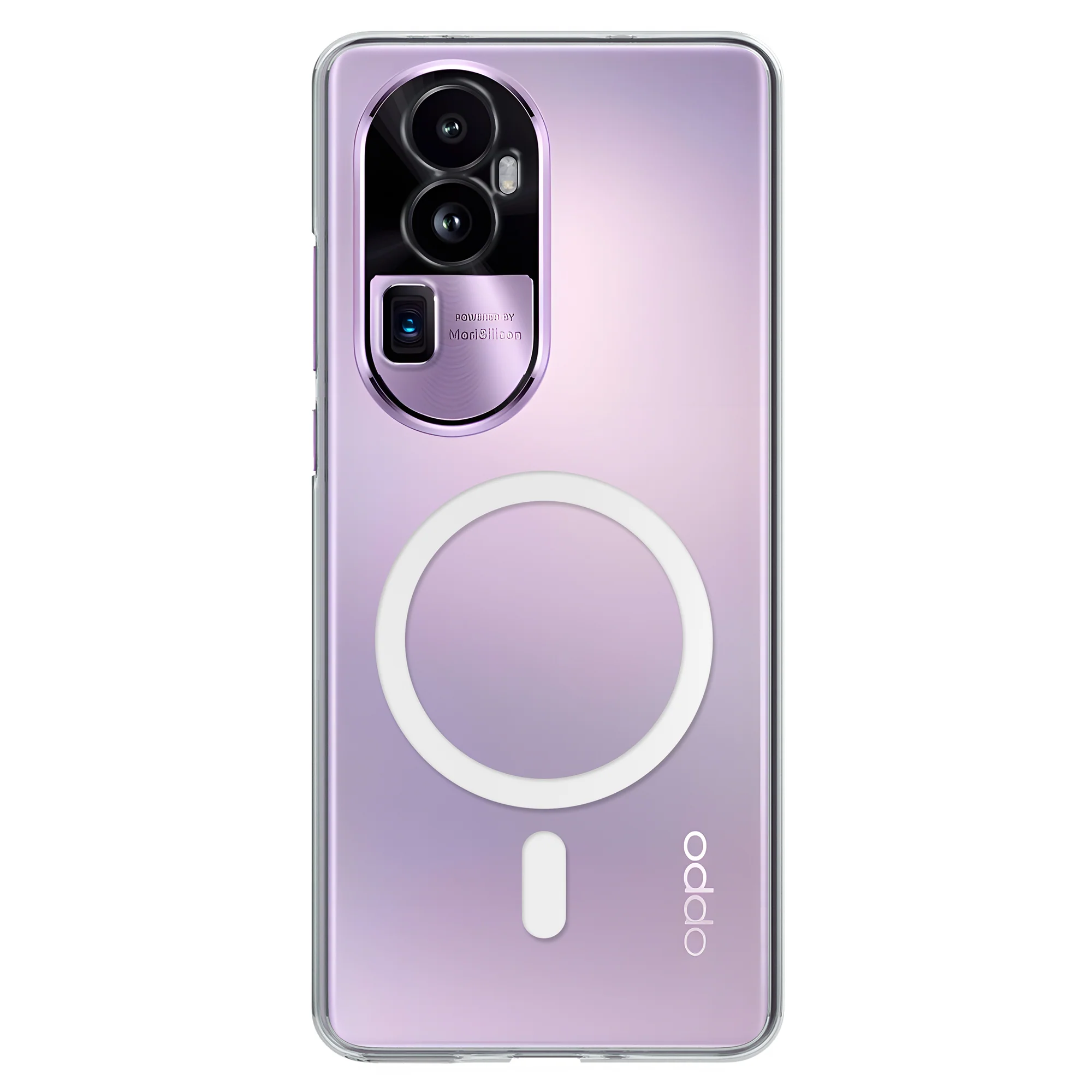 Anti-Yellow Magsafe Clear Case Oppo Reno Series - Image 82