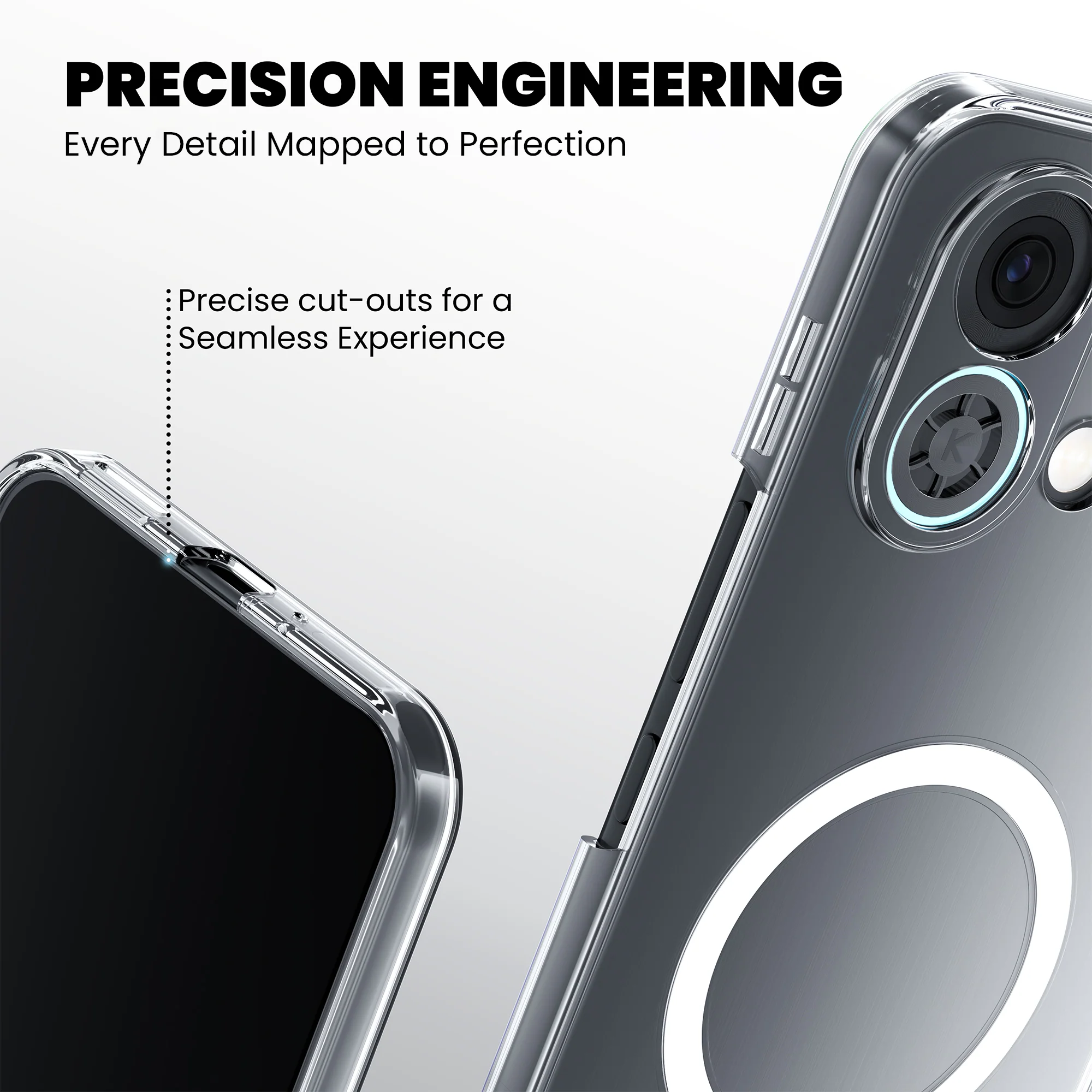 Anti-Yellow Magsafe Clear Case Oppo Reno Series - Image 99