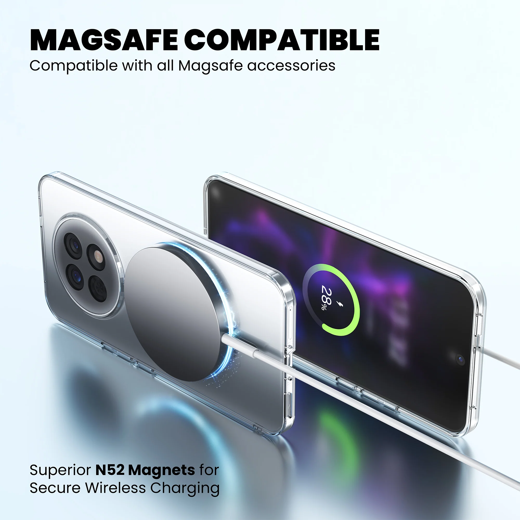 Anti-Yellow Magsafe Clear Case Oppo X Series - Image 26