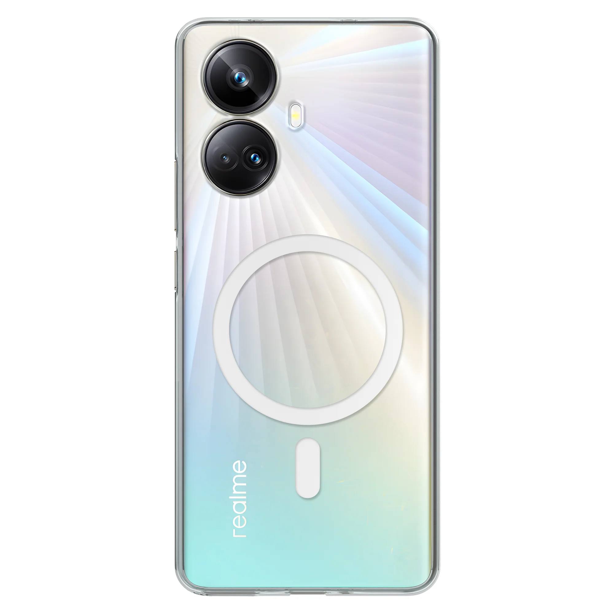 Anti-Yellow Magsafe Clear Case - Realme 10 Pro Plus 5G