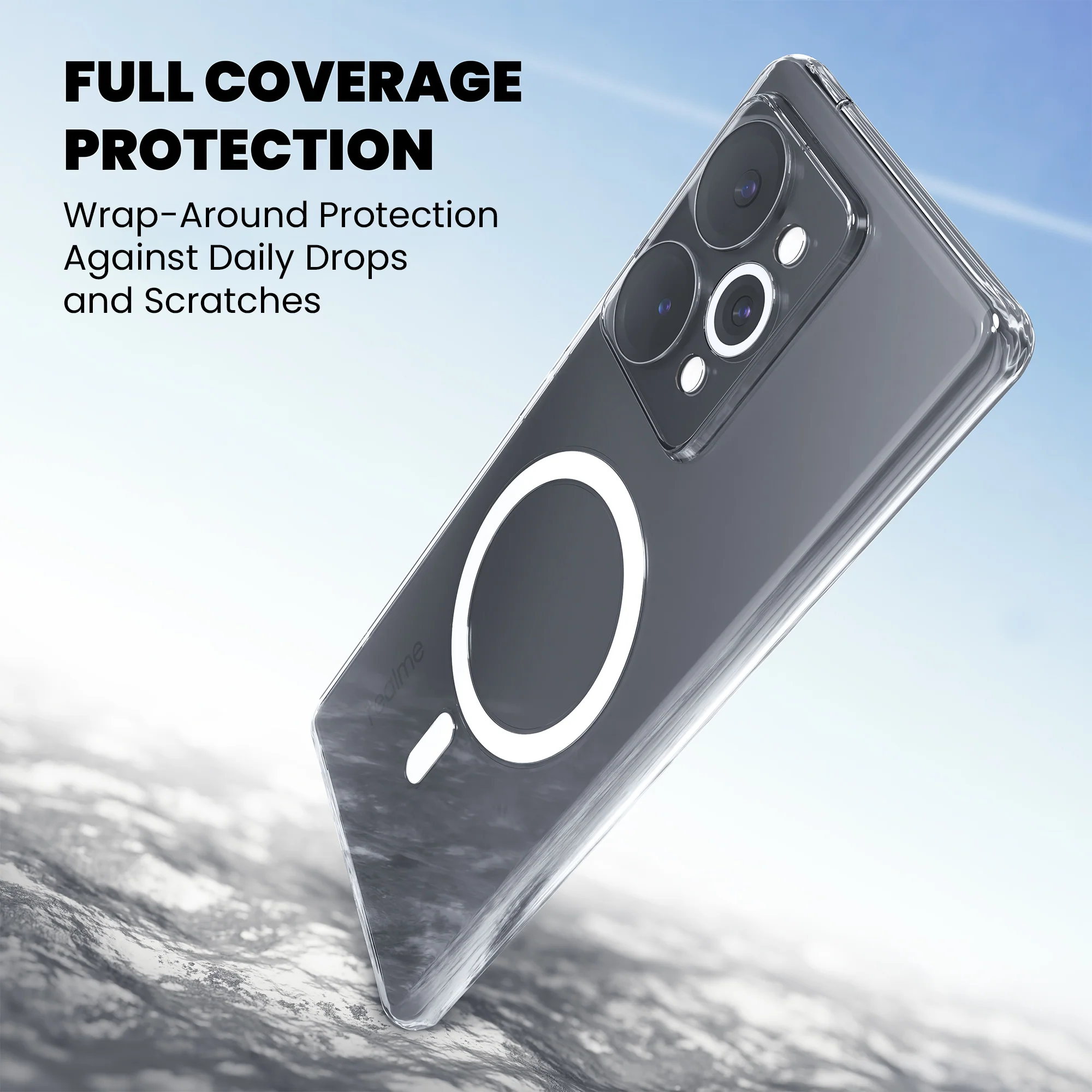 Anti-Yellow Magsafe Clear Case - Realme 10 Pro Plus 5G - Image 5