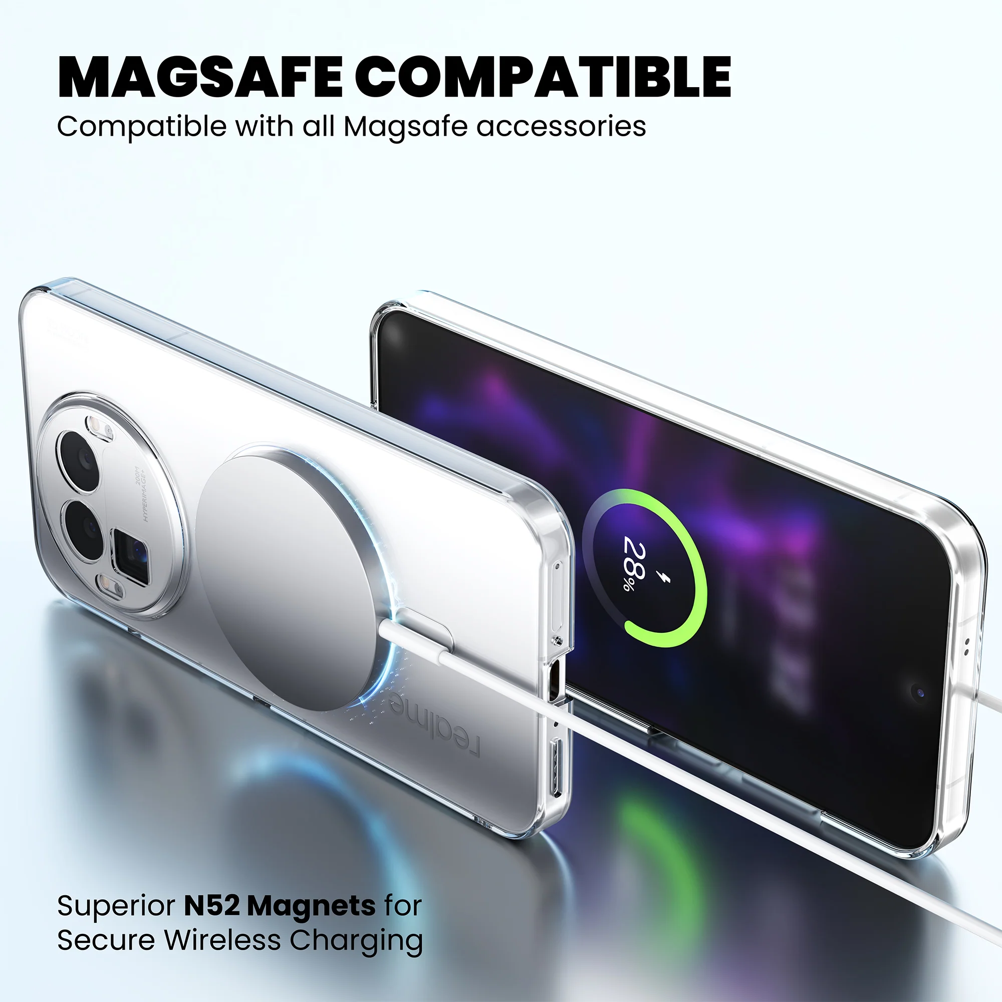 Anti-Yellow Magsafe Clear Case - Realme 11 Pro Plus - Image 8