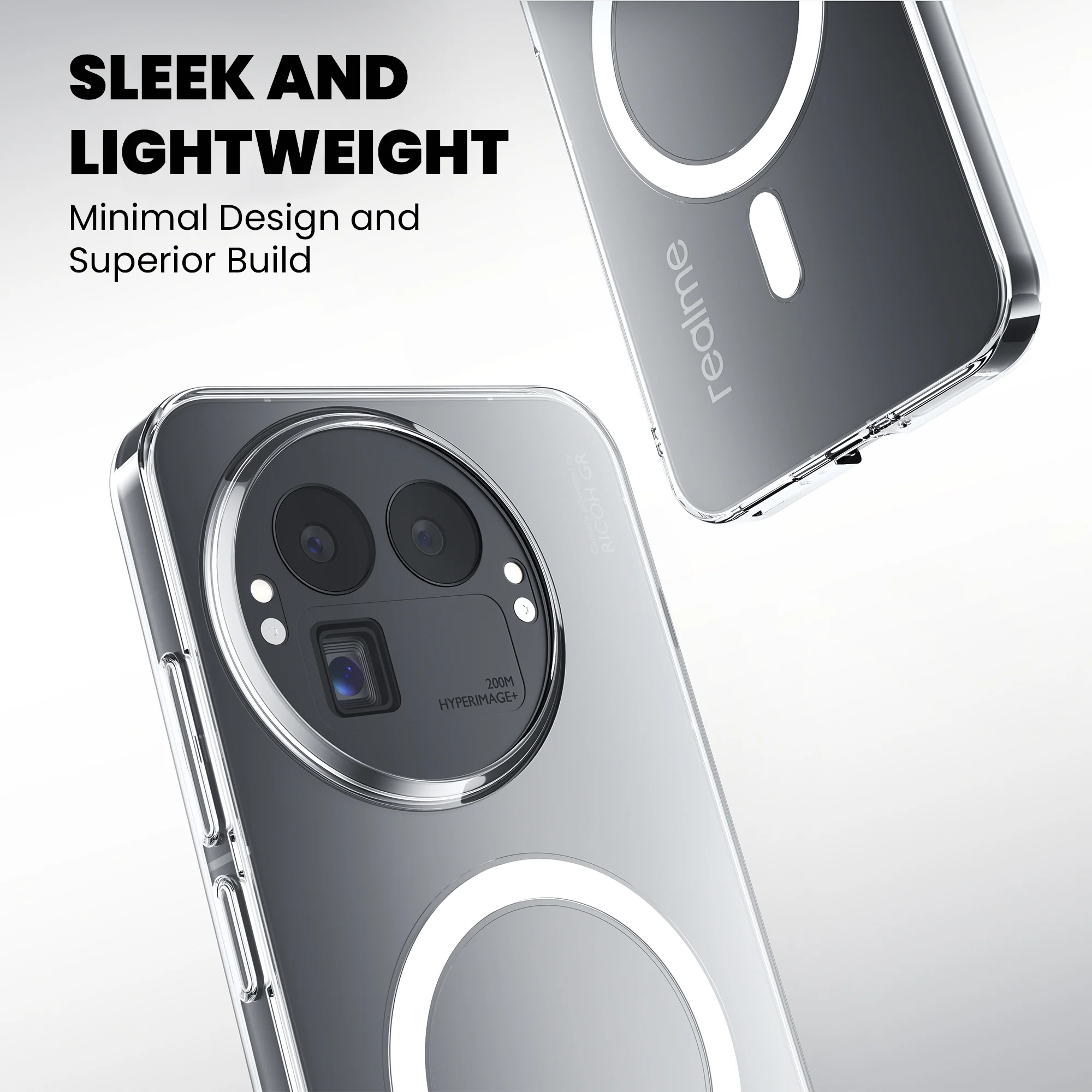 Anti-Yellow Magsafe Clear Case - Realme 12 5G - Image 2