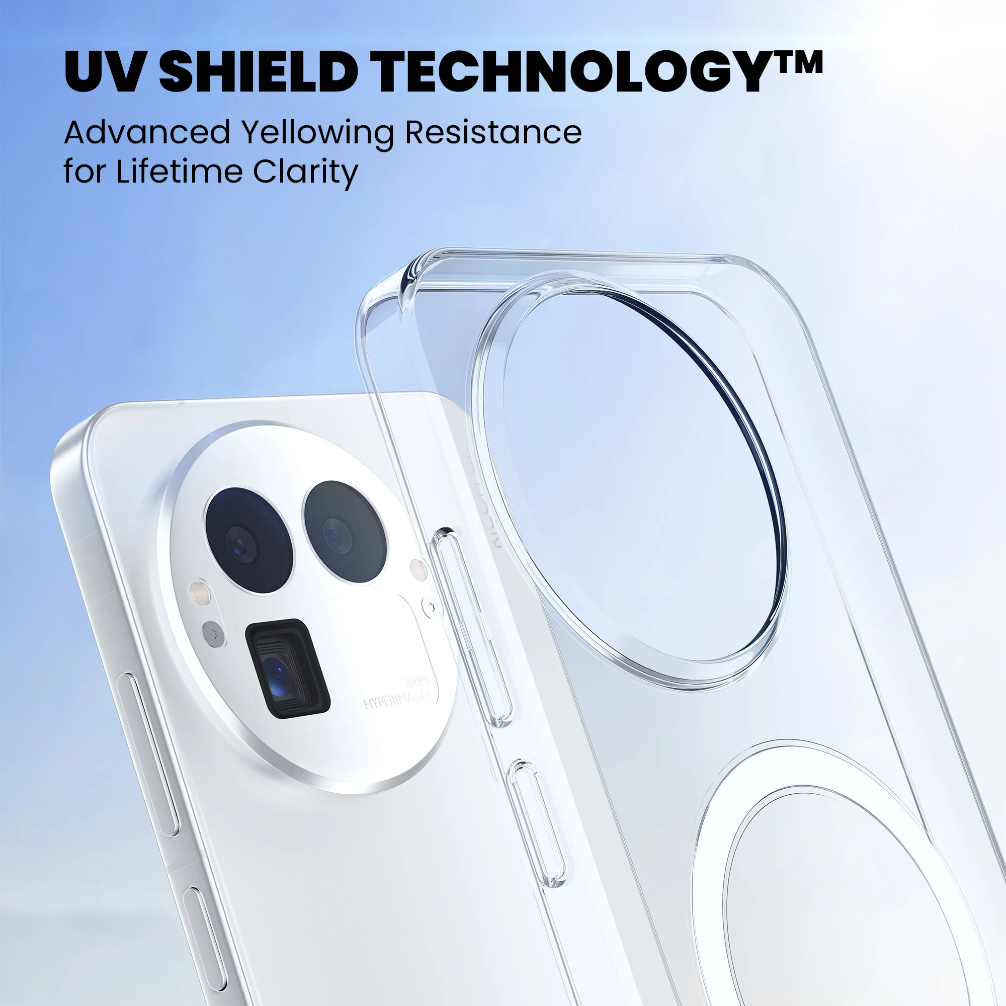 Anti-Yellow Magsafe Clear Case - Realme 12 5G - Image 3