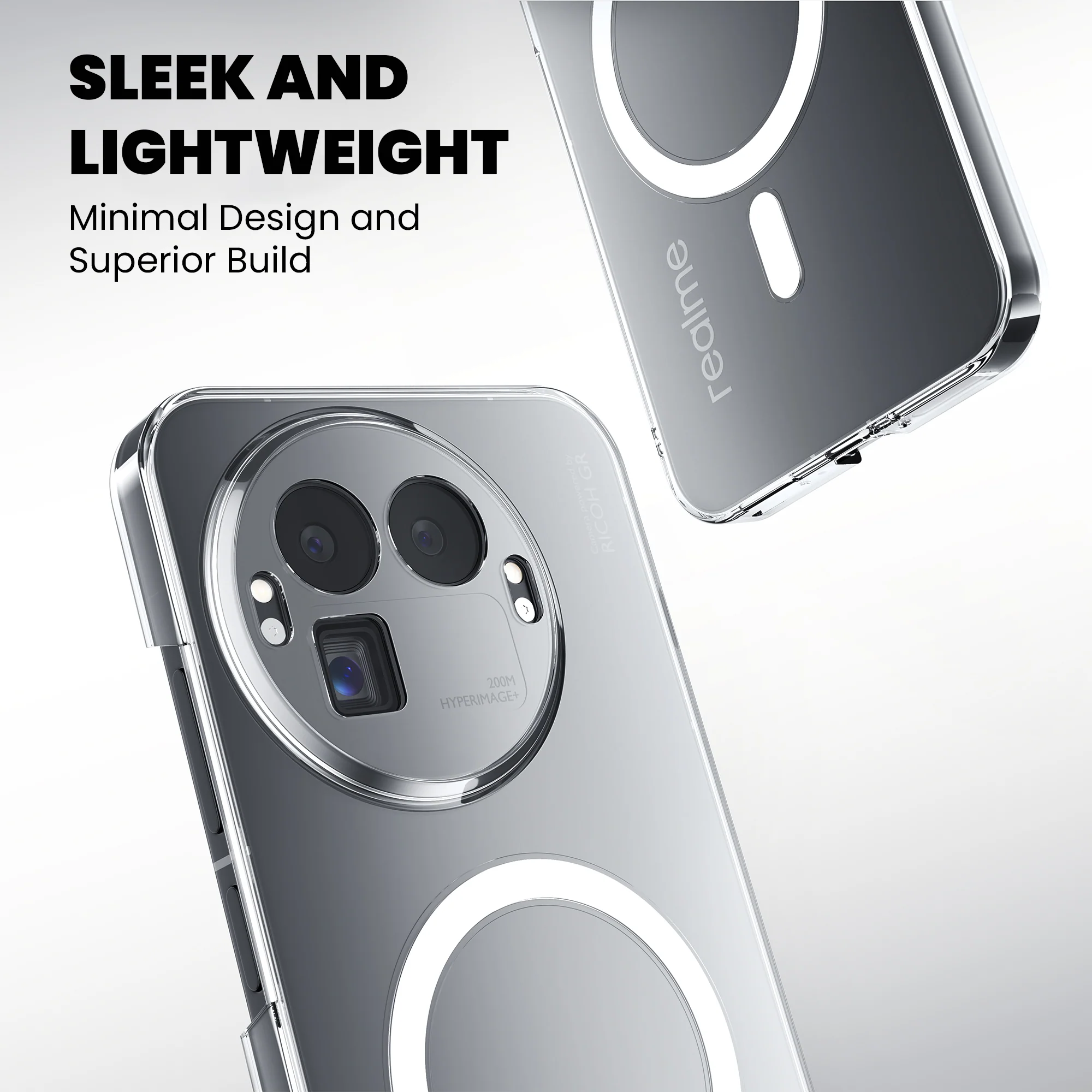 Anti-Yellow Magsafe Clear Case - Realme 12 Plus 5G - Image 2