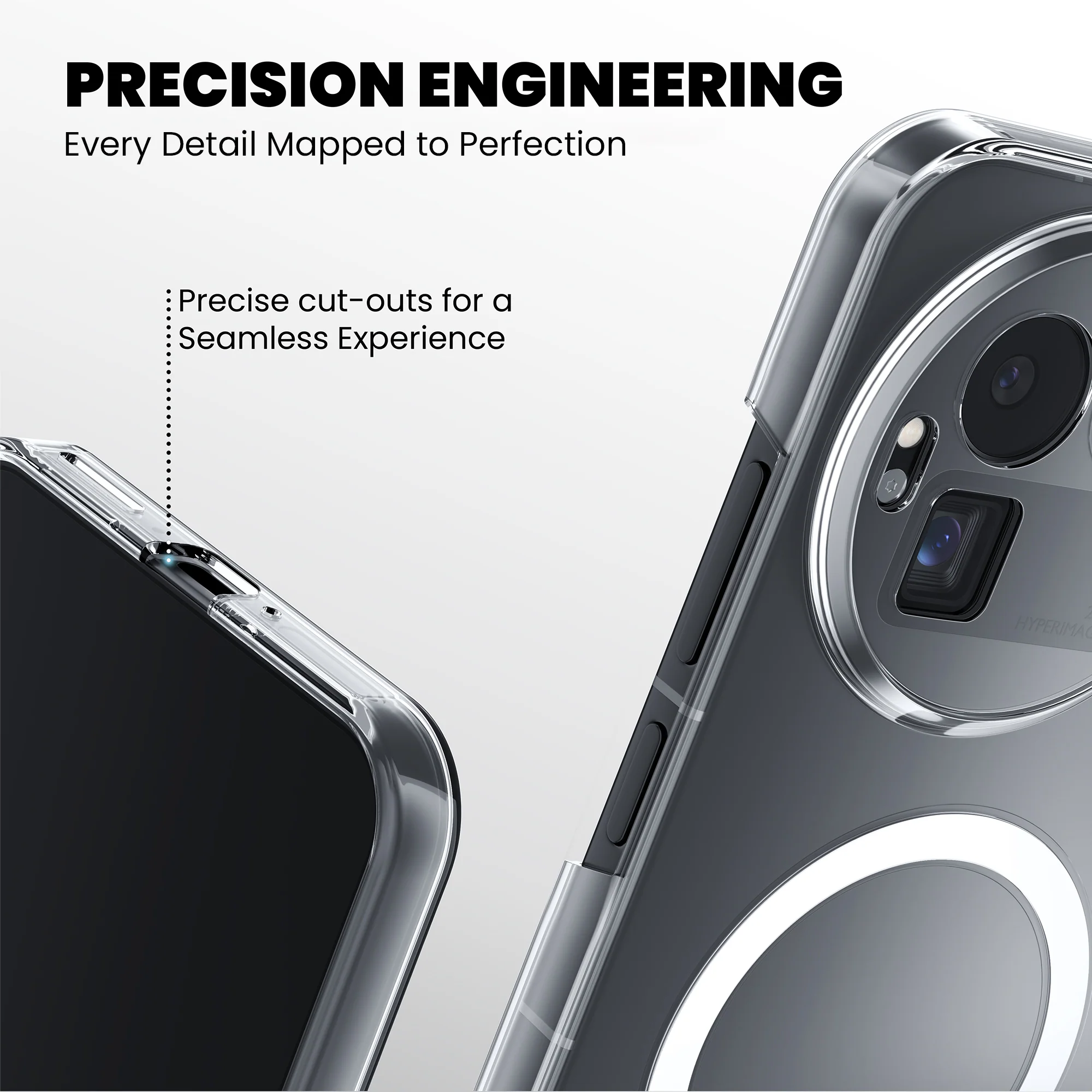 Anti-Yellow Magsafe Clear Case - Realme 12 Plus 5G - Image 9