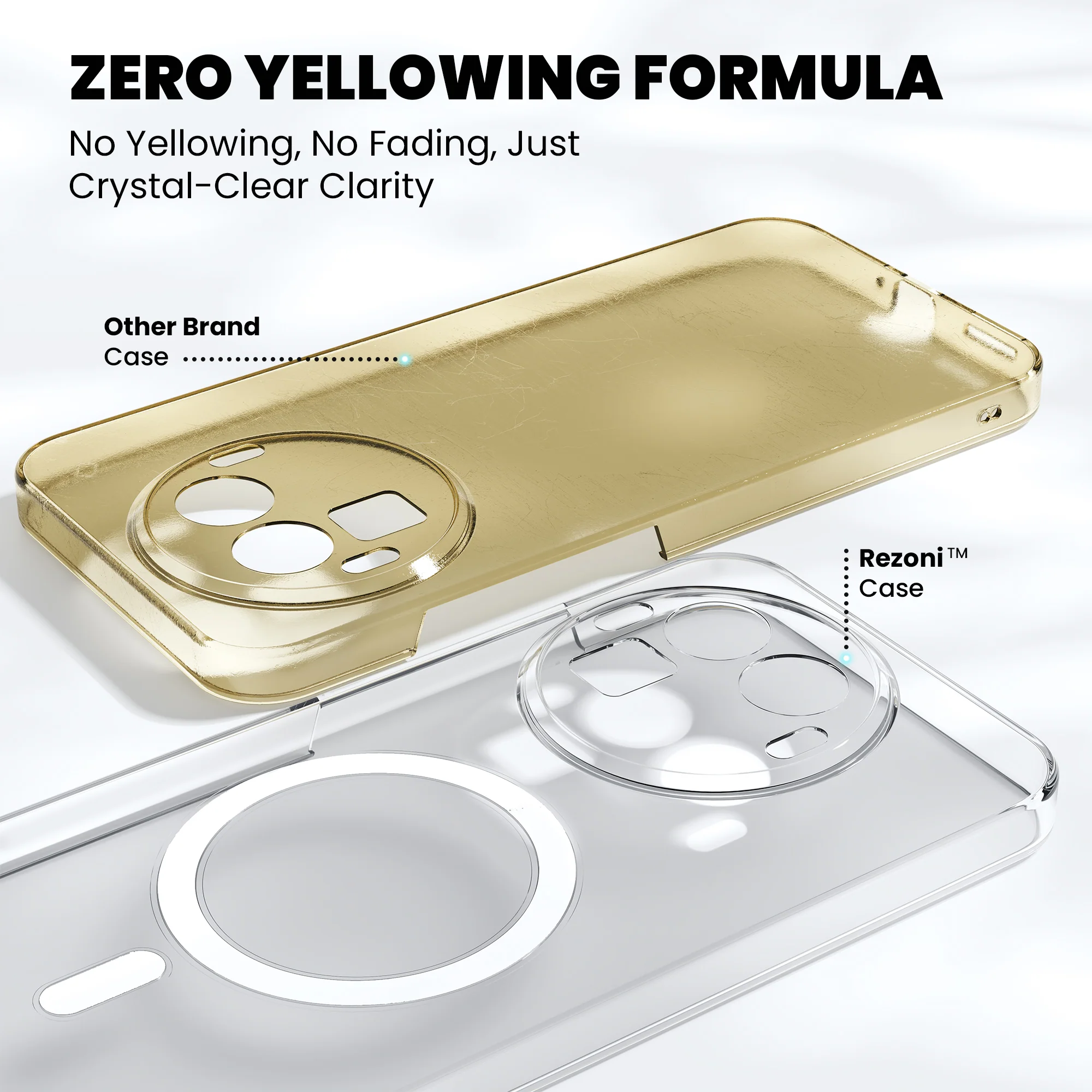 Anti-Yellow Magsafe Clear Case - Realme 12 Pro Plus 5G - Image 4