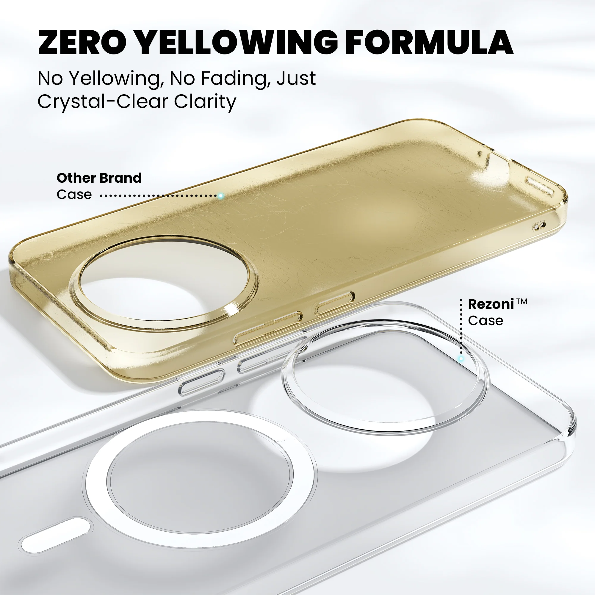 Anti-Yellow Magsafe Clear Case - Realme 12x 5G - Image 4