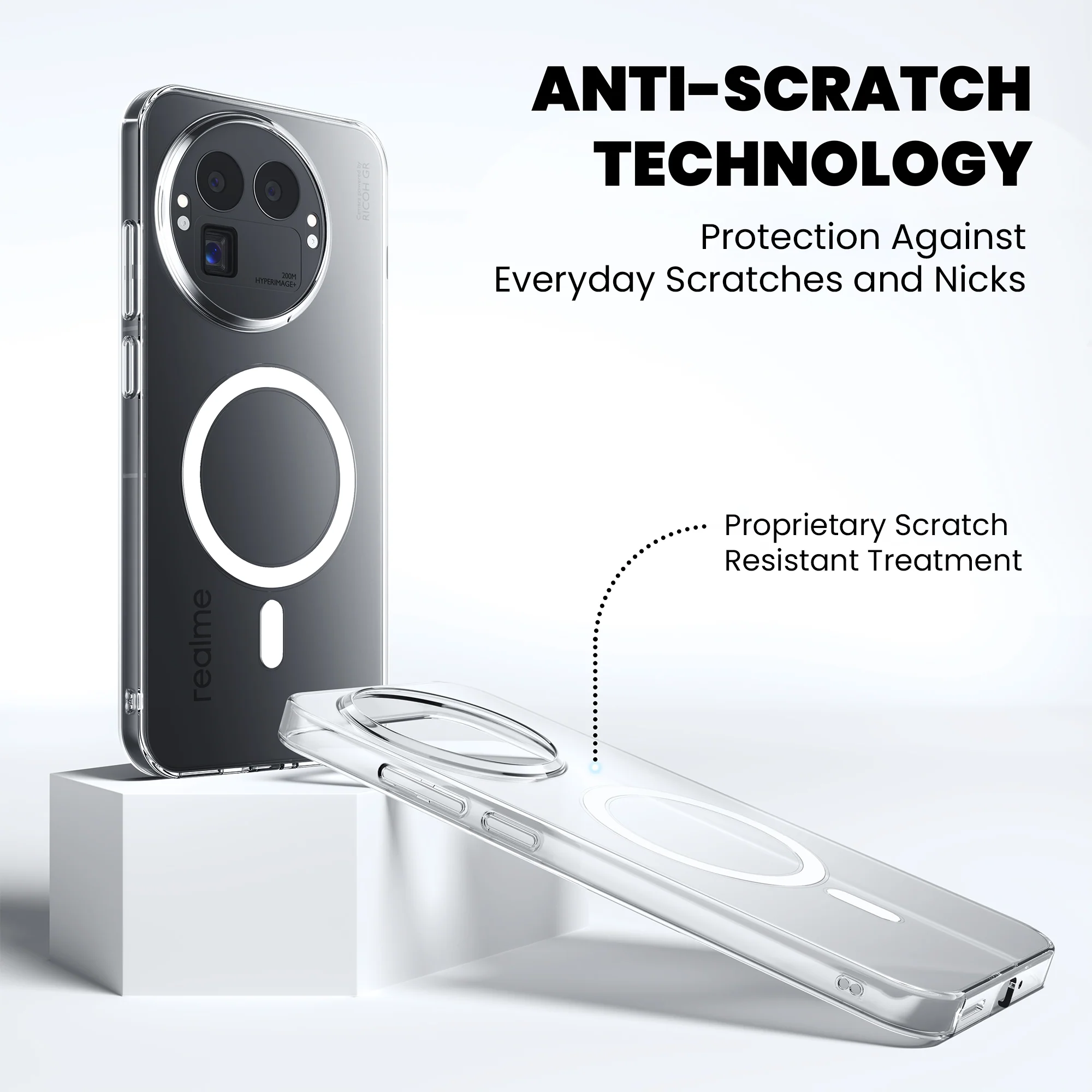 Anti-Yellow Magsafe Clear Case - Realme 13 5G - Image 7