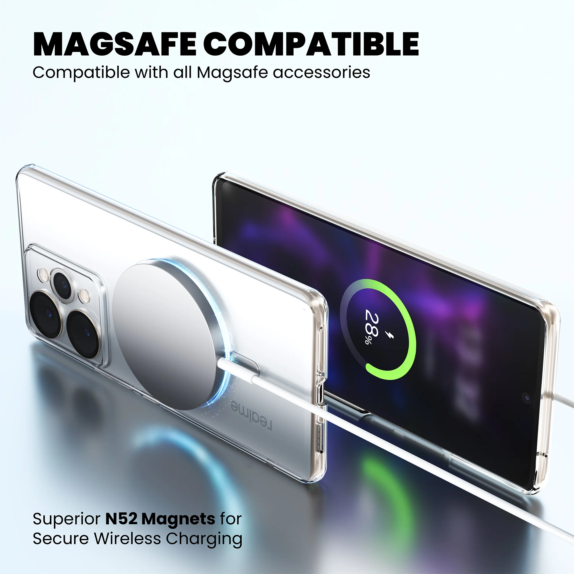 Anti-Yellow Magsafe Clear Case - Realme 15 Pro 5G - Image 8