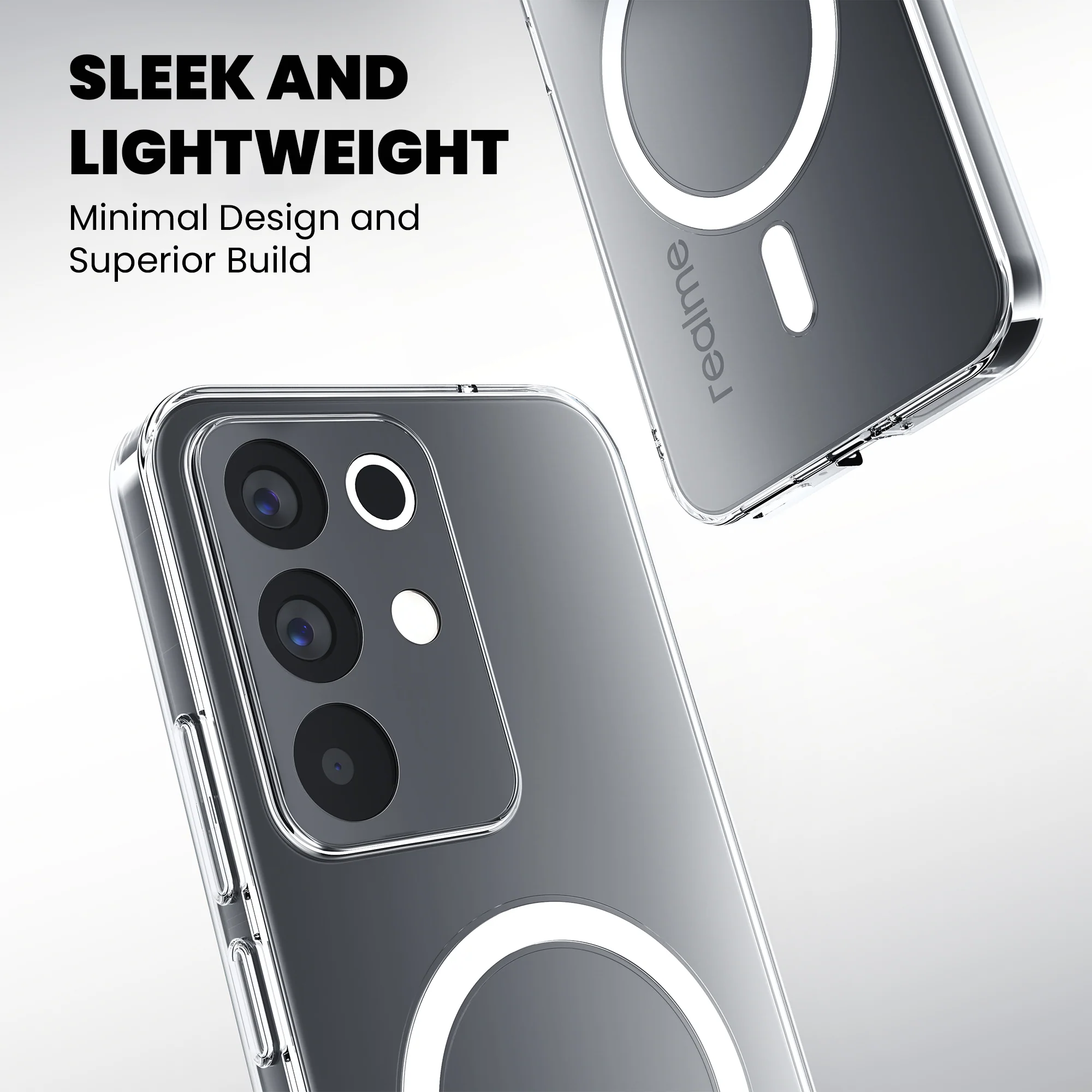 Anti-Yellow Magsafe Clear Case - Realme 9 5G - Image 2