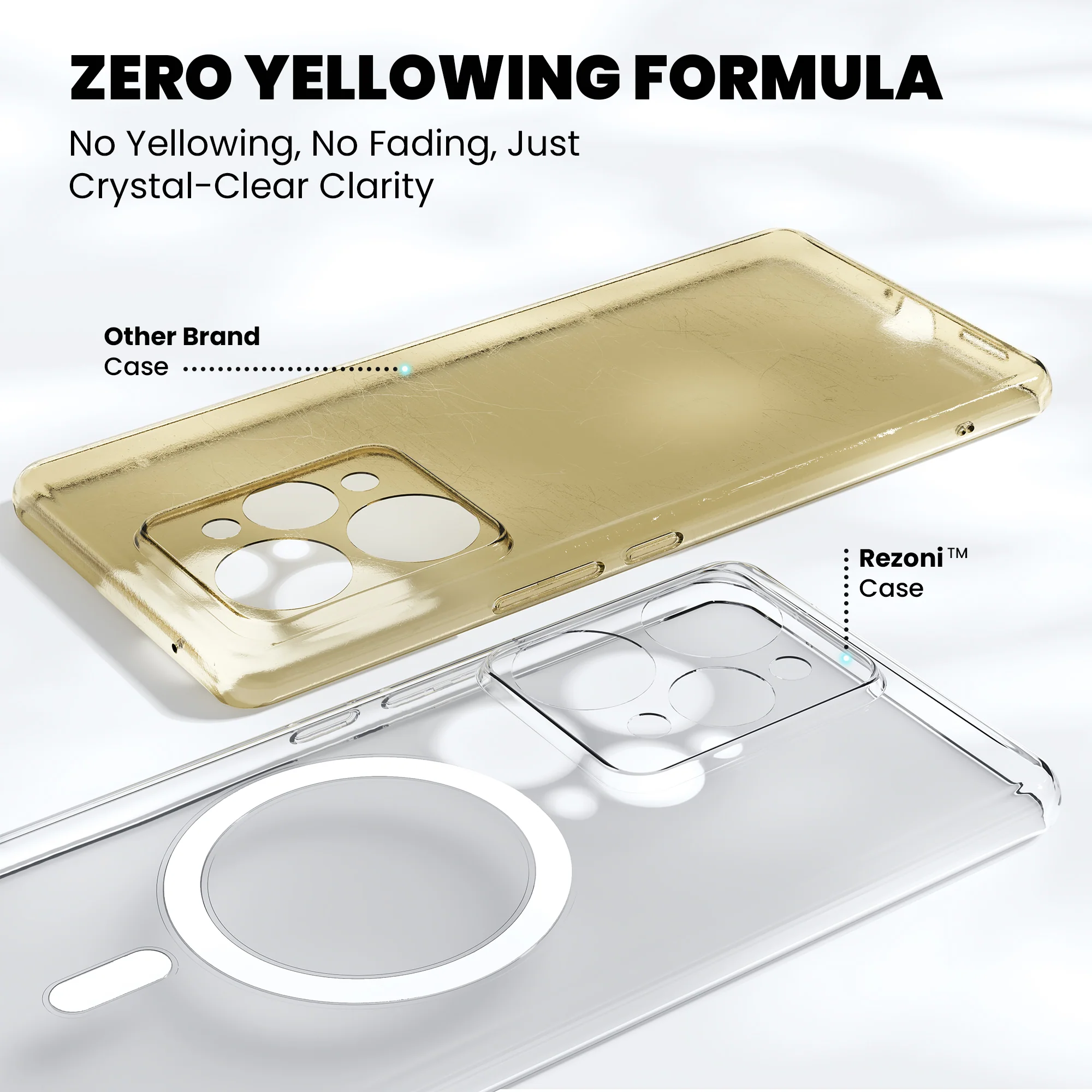 Anti-Yellow Magsafe Clear Case - Realme 9i 4G - Image 4