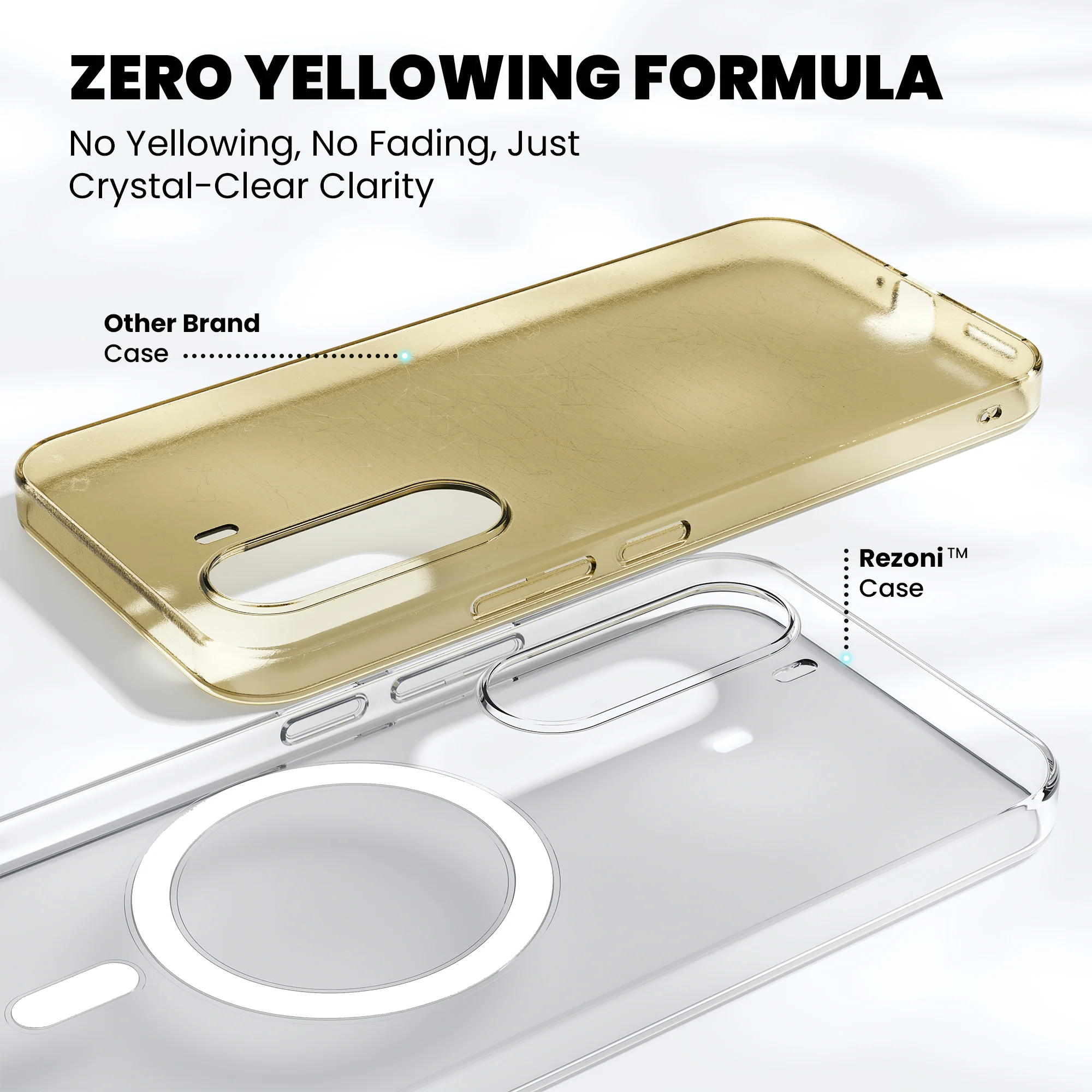 Anti-Yellow Magsafe Clear Case - Realme C30 - Image 4