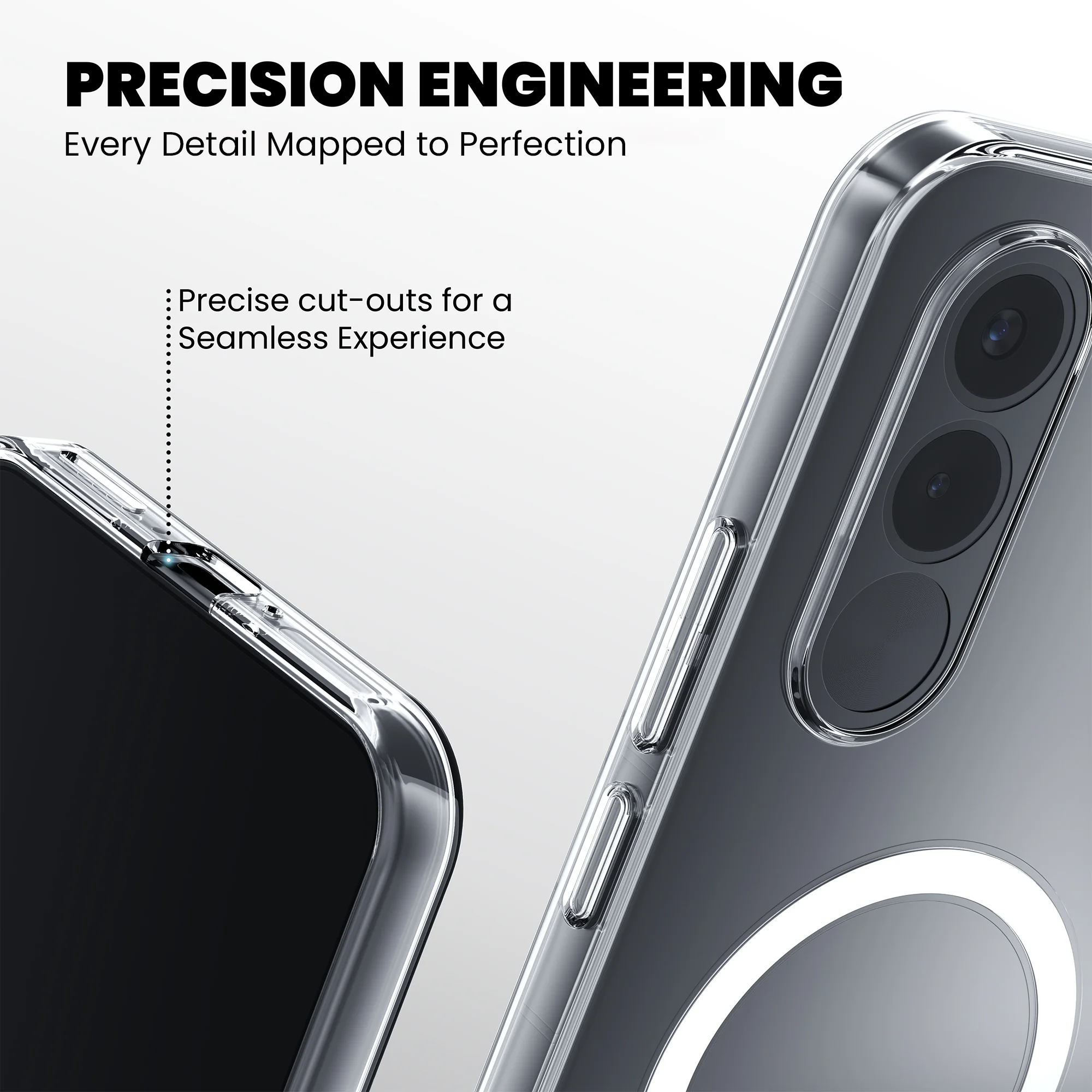 Anti-Yellow Magsafe Clear Case - Realme C30 - Image 9
