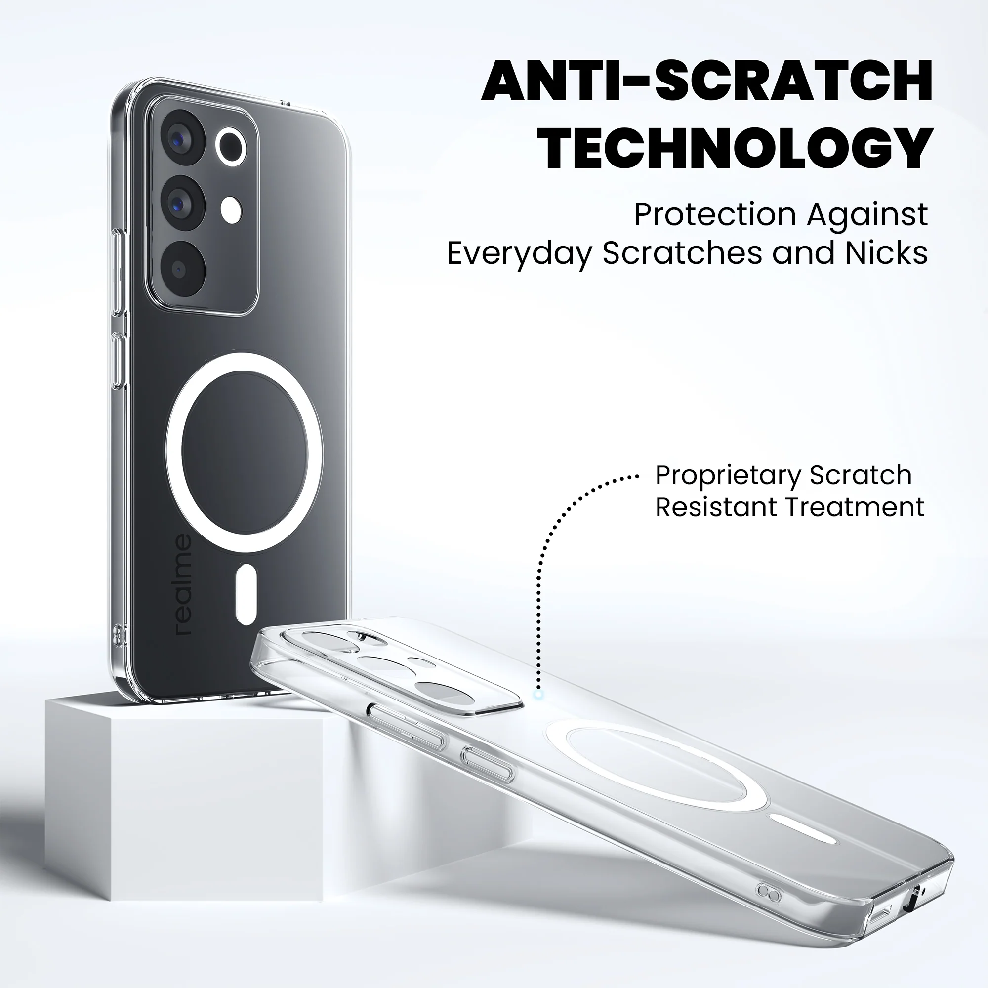 Anti-Yellow Magsafe Clear Case - Realme GT 2 Pro - Image 7
