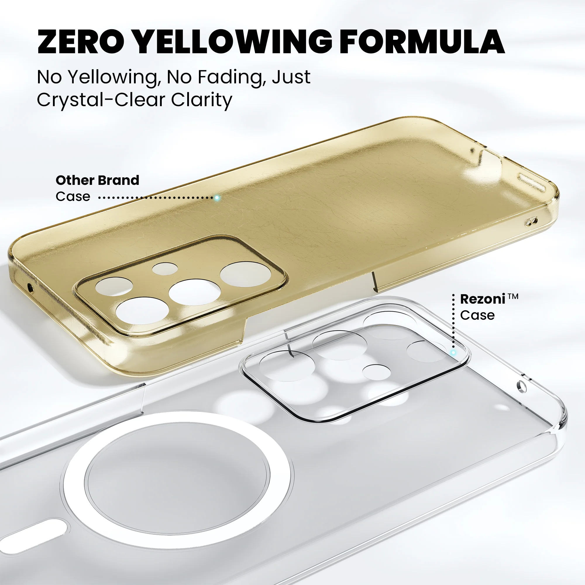 Anti-Yellow Magsafe Clear Case - Realme GT Master Edition - Image 4