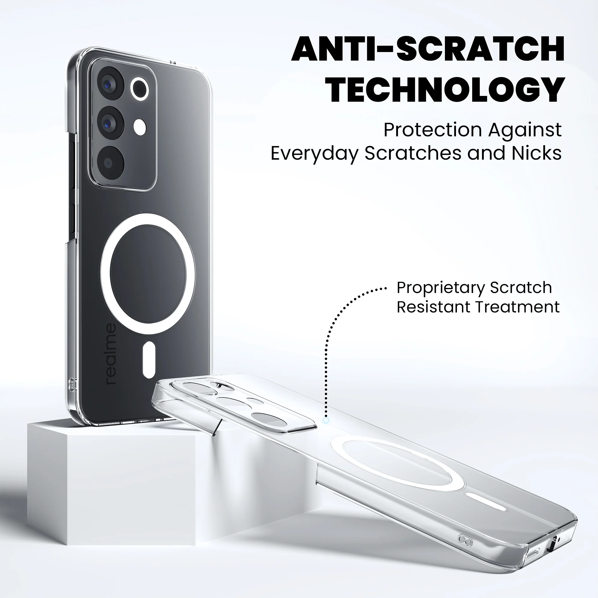 Anti-Yellow Magsafe Clear Case - Realme GT Master Edition - Image 7