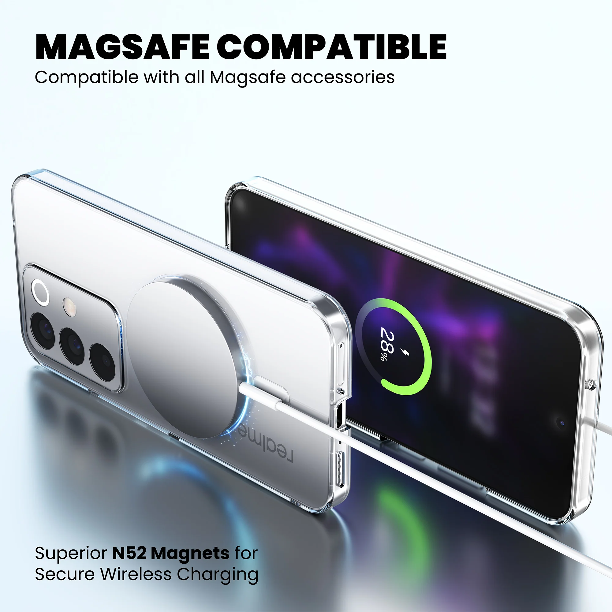 Anti-Yellow Magsafe Clear Case - Realme GT Master Edition - Image 8