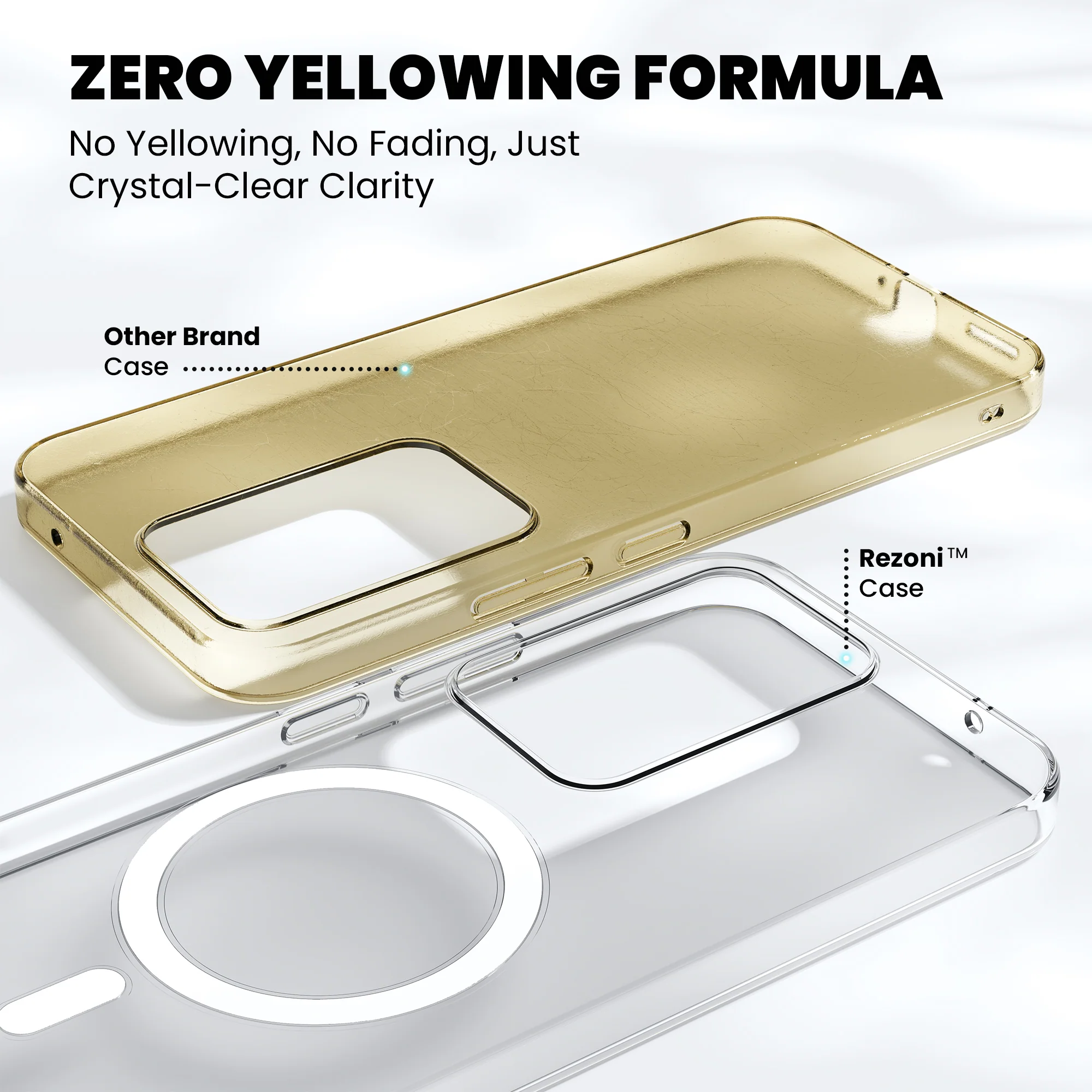 Anti-Yellow Magsafe Clear Case - Realme Narzo 90x 5G - Image 4