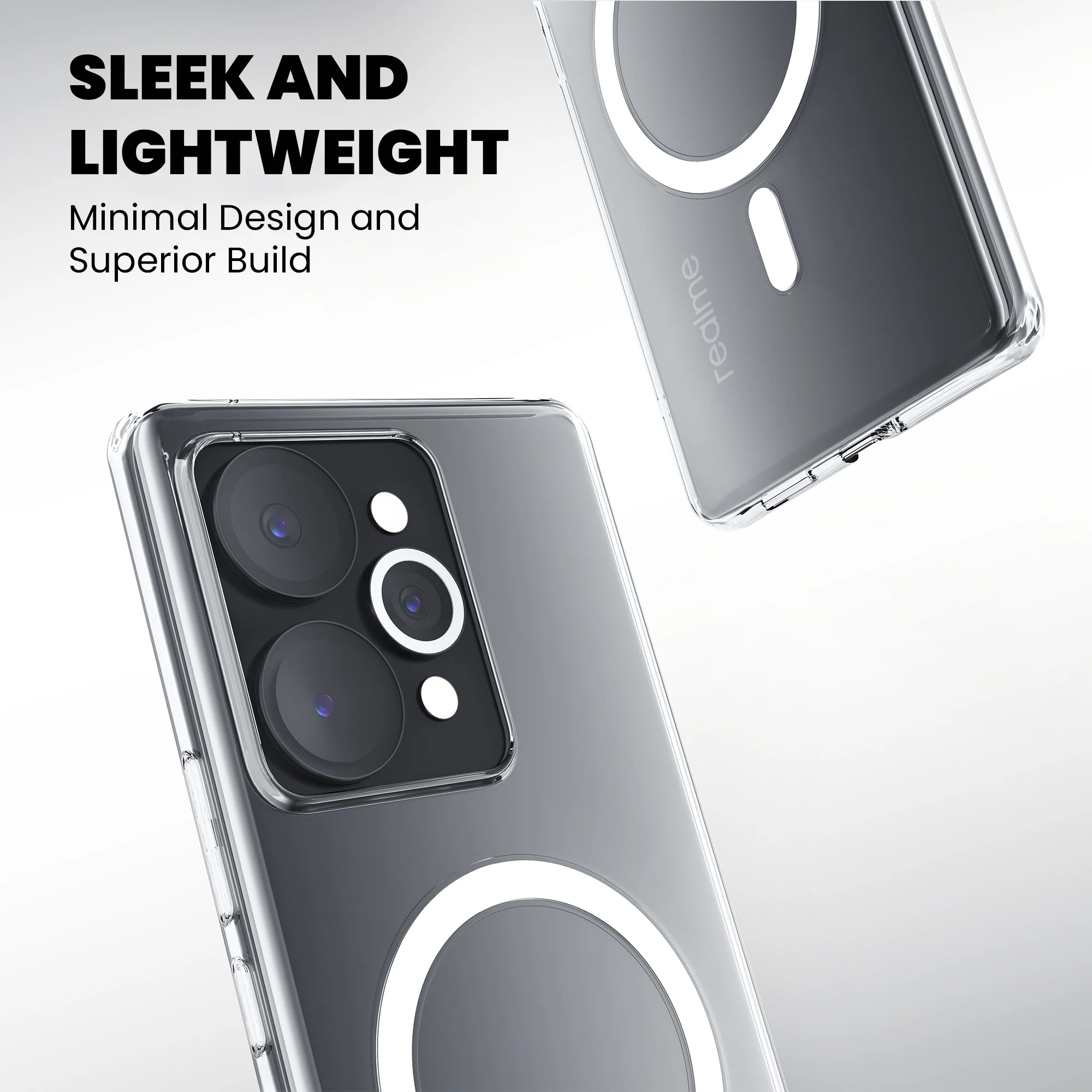 Anti-Yellow Magsafe Clear Case - Realme P3 Ultra 5G - Image 2