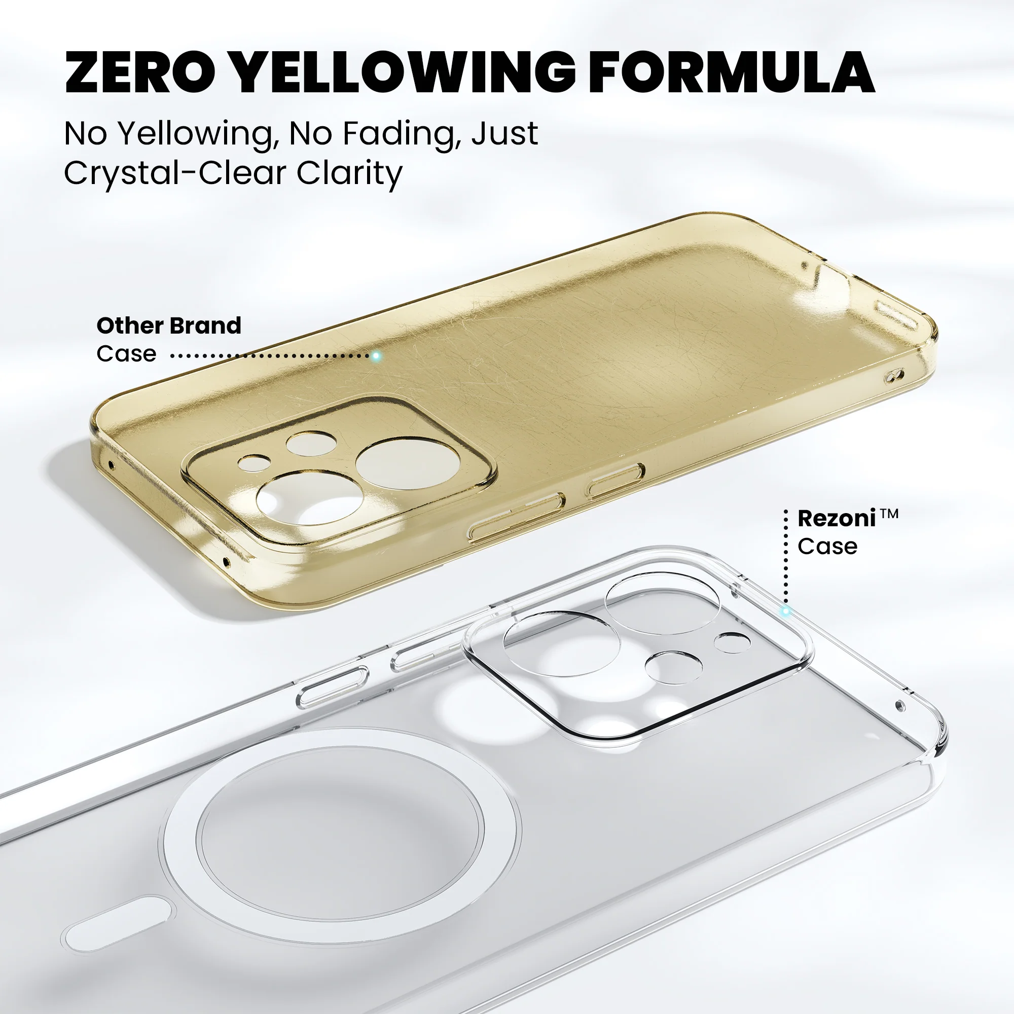 Anti-Yellow Magsafe Clear Case - Realme P4 Power 5G - Image 4