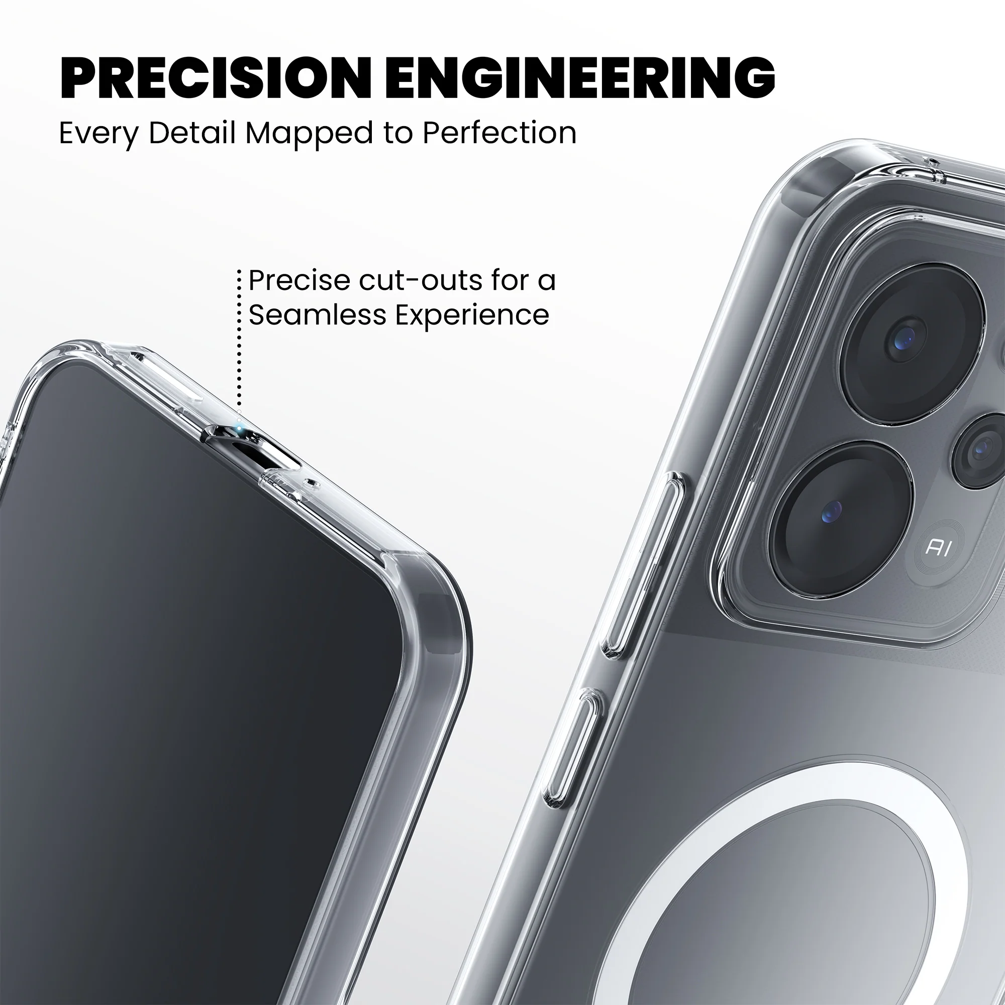 Anti-Yellow Magsafe Clear Case - Realme P4 Power 5G - Image 9