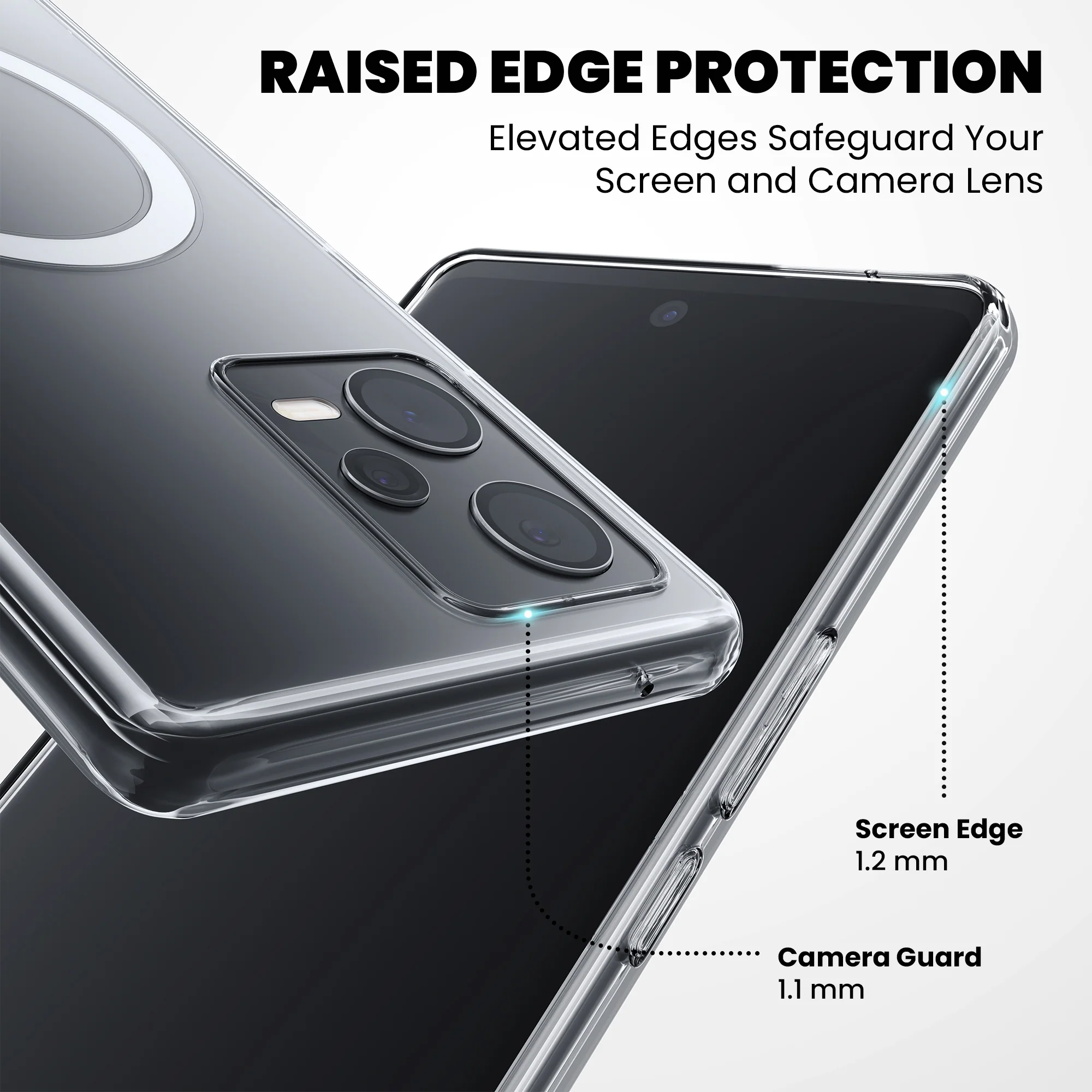 Anti-Yellow Magsafe Clear Case - Redmi 13C 5G - Image 6