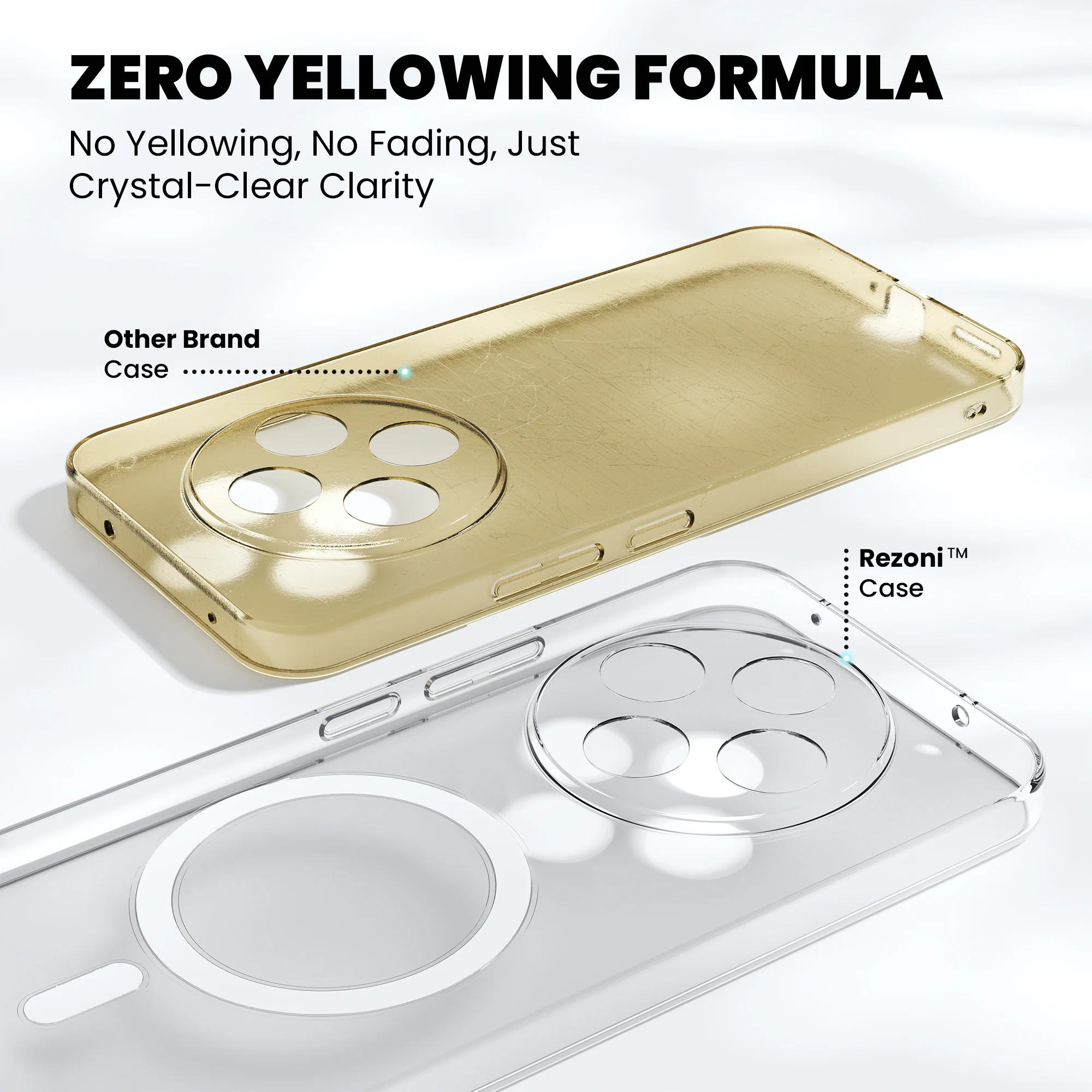 Anti-Yellow Magsafe Clear Case - Redmi 14C 5G - Image 4