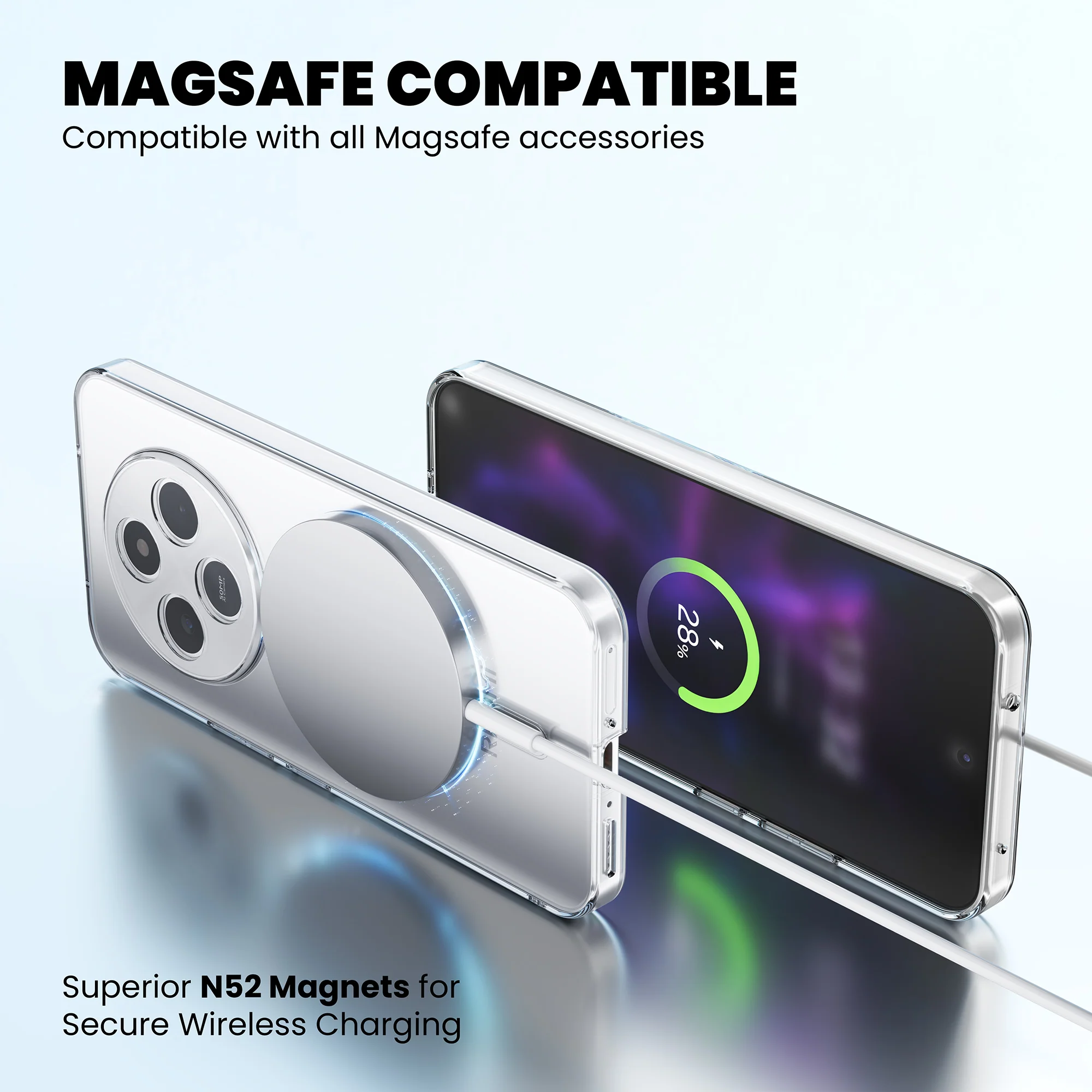 Anti-Yellow Magsafe Clear Case - Redmi 14C 5G - Image 8