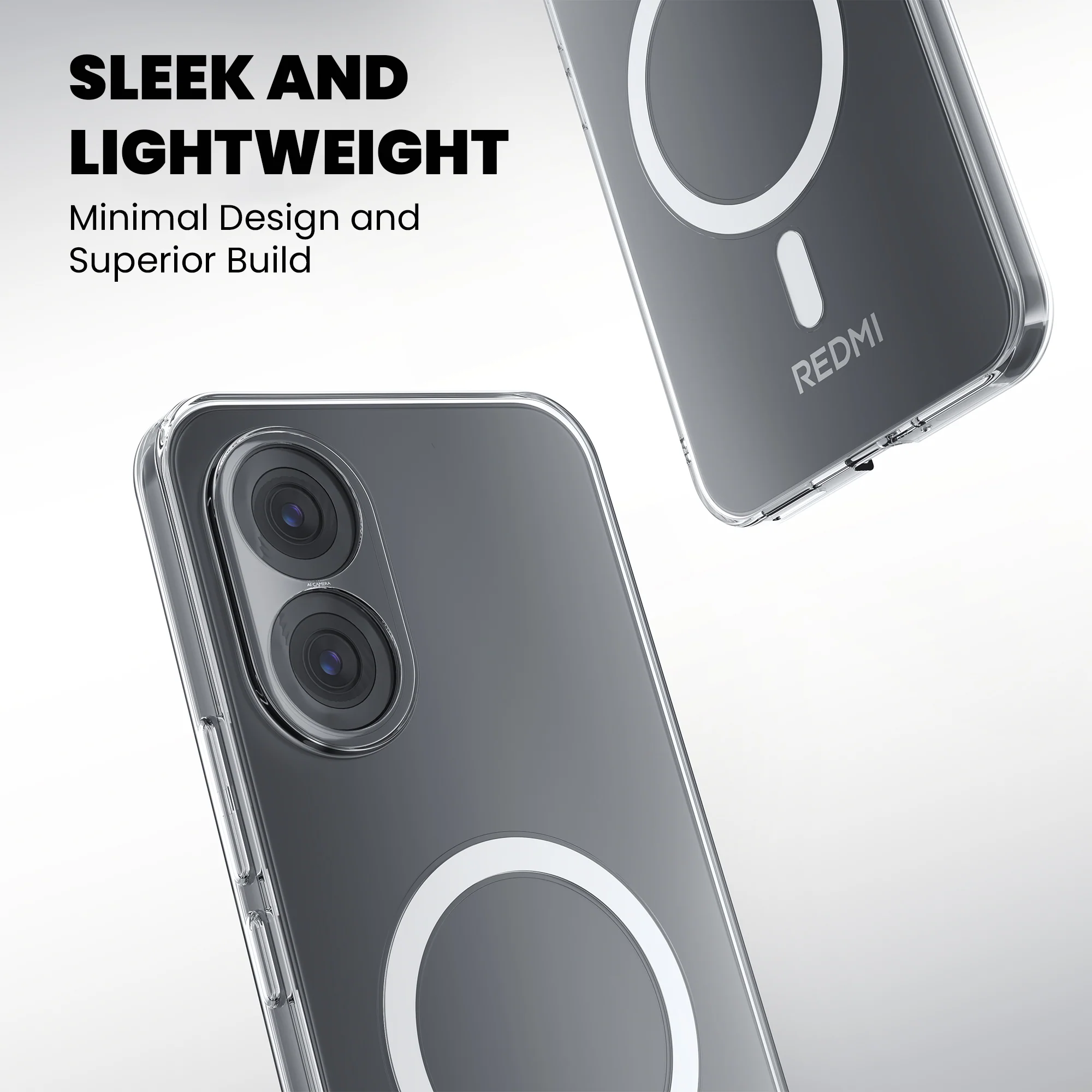 Anti-Yellow Magsafe Clear Case - Redmi 9 Power - Image 2