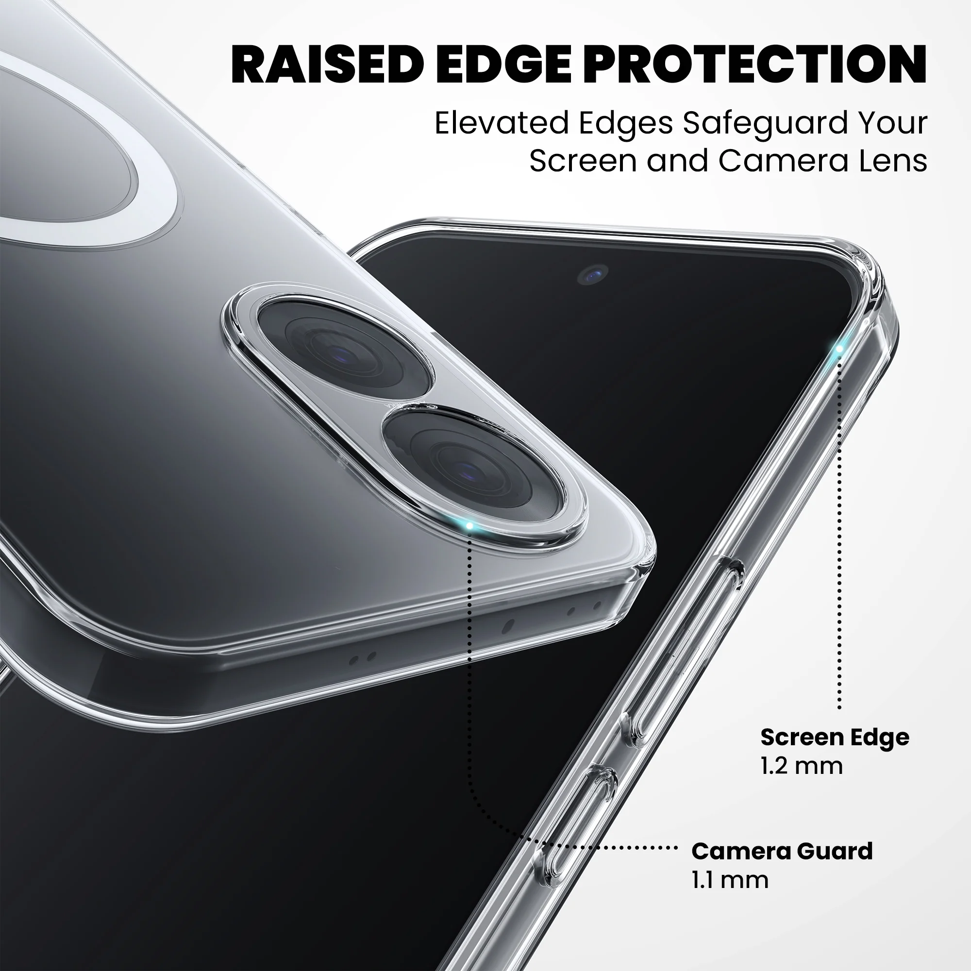 Anti-Yellow Magsafe Clear Case - Redmi 9 Power - Image 6