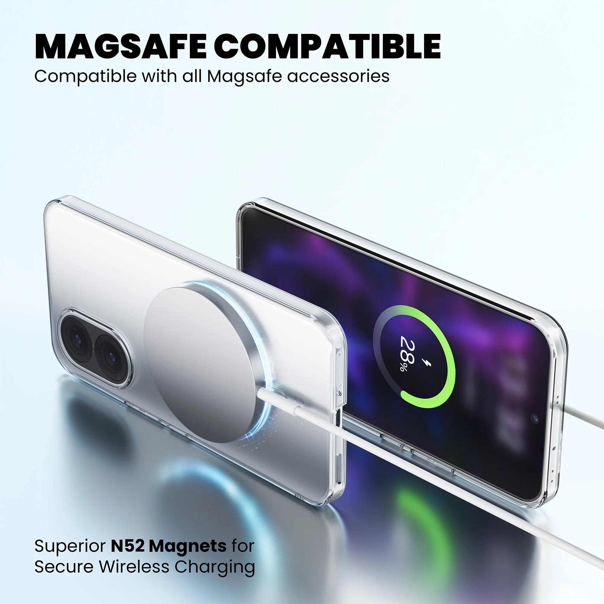 Anti-Yellow Magsafe Clear Case - Redmi A1 - Image 8