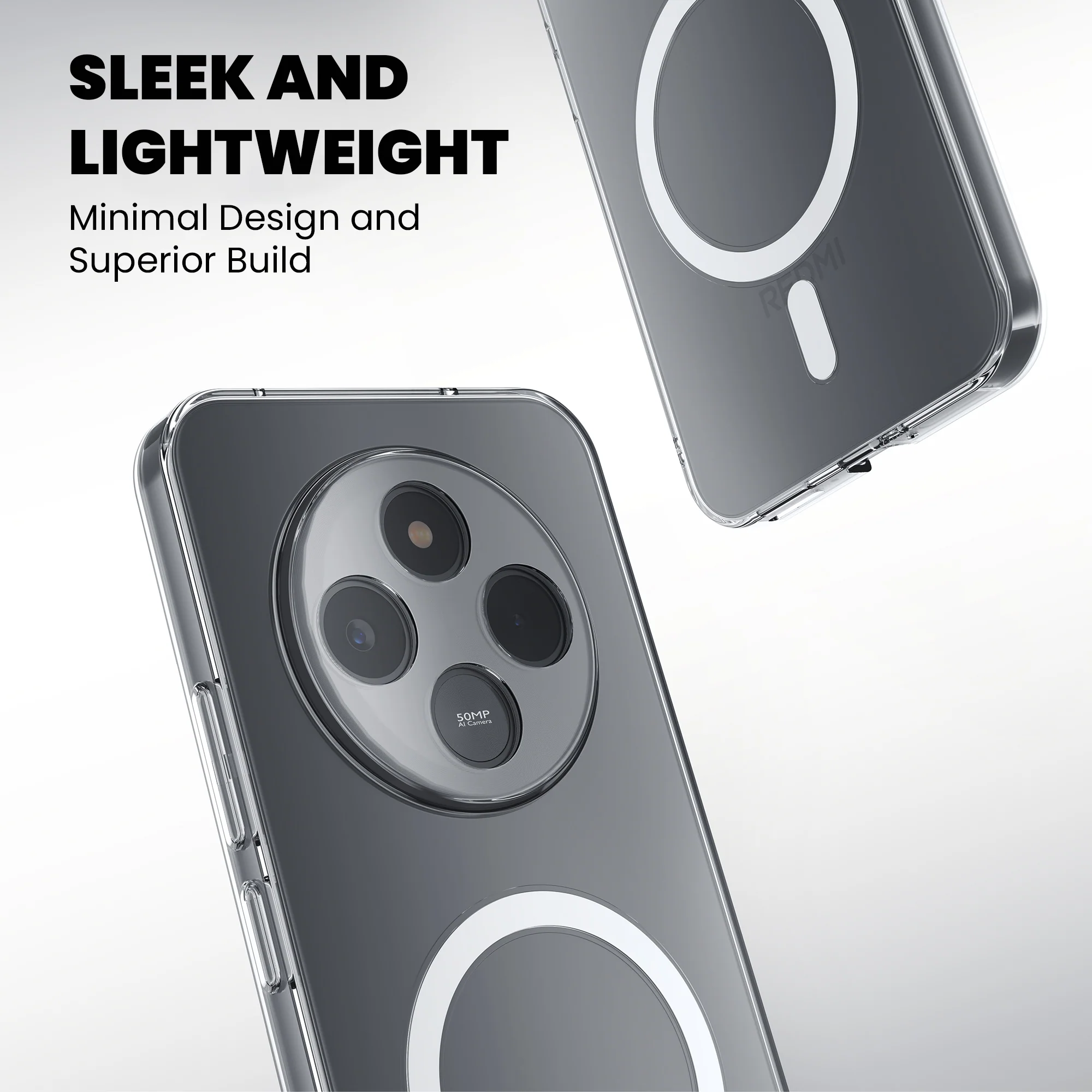 Anti-Yellow Magsafe Clear Case - Redmi A3 - Image 2