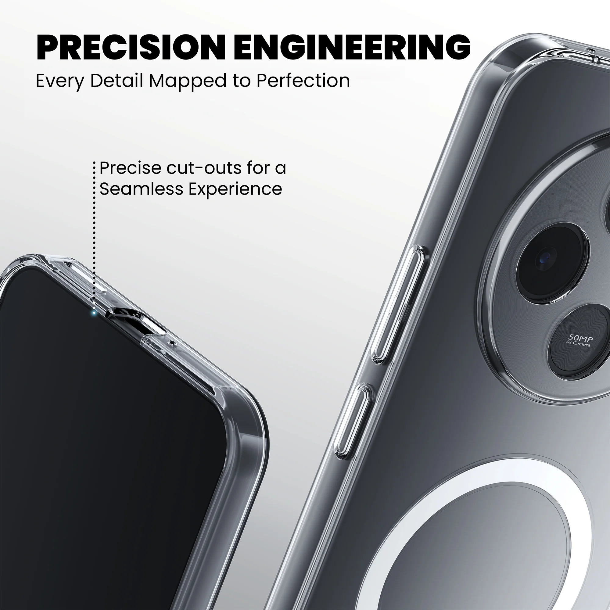 Anti-Yellow Magsafe Clear Case - Redmi A3 - Image 9