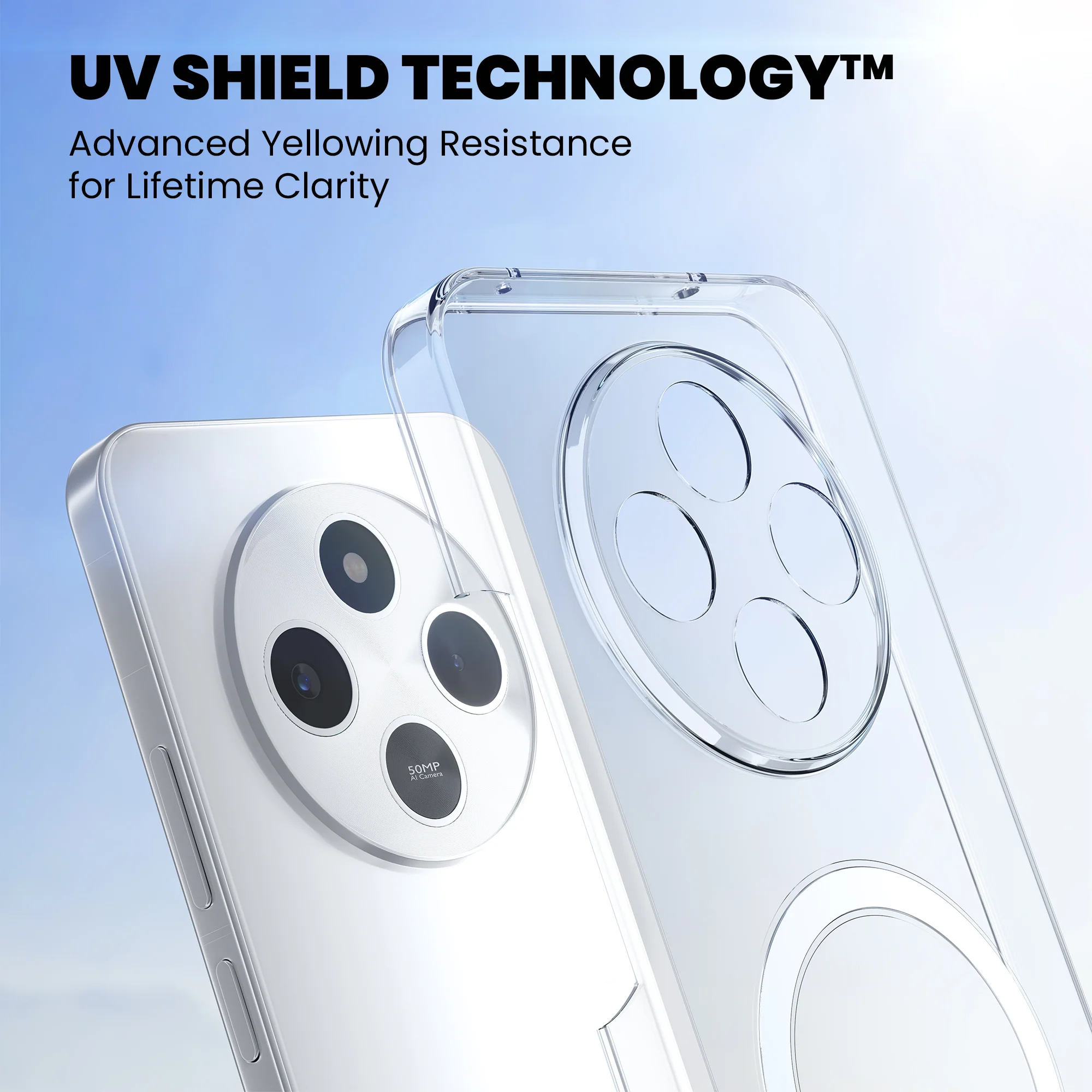 Anti-Yellow Magsafe Clear Case - Redmi A3x - Image 3