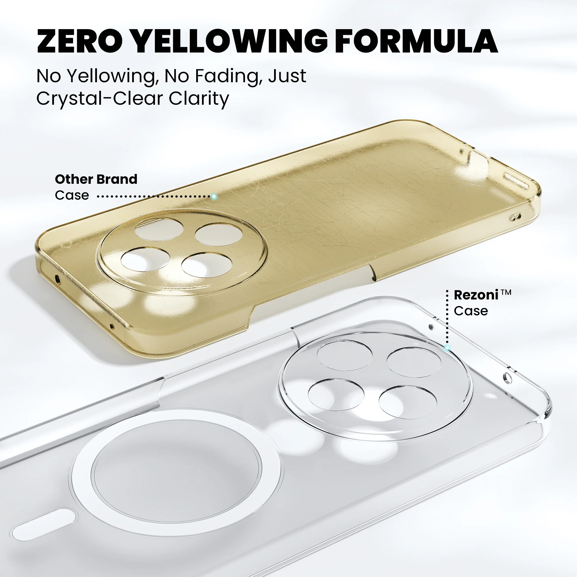 Anti-Yellow Magsafe Clear Case - Redmi A3x - Image 4