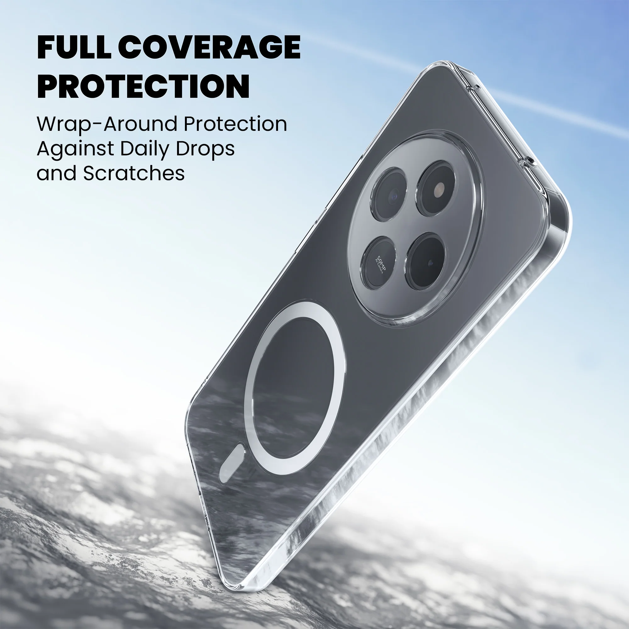 Anti-Yellow Magsafe Clear Case - Redmi A3x - Image 5