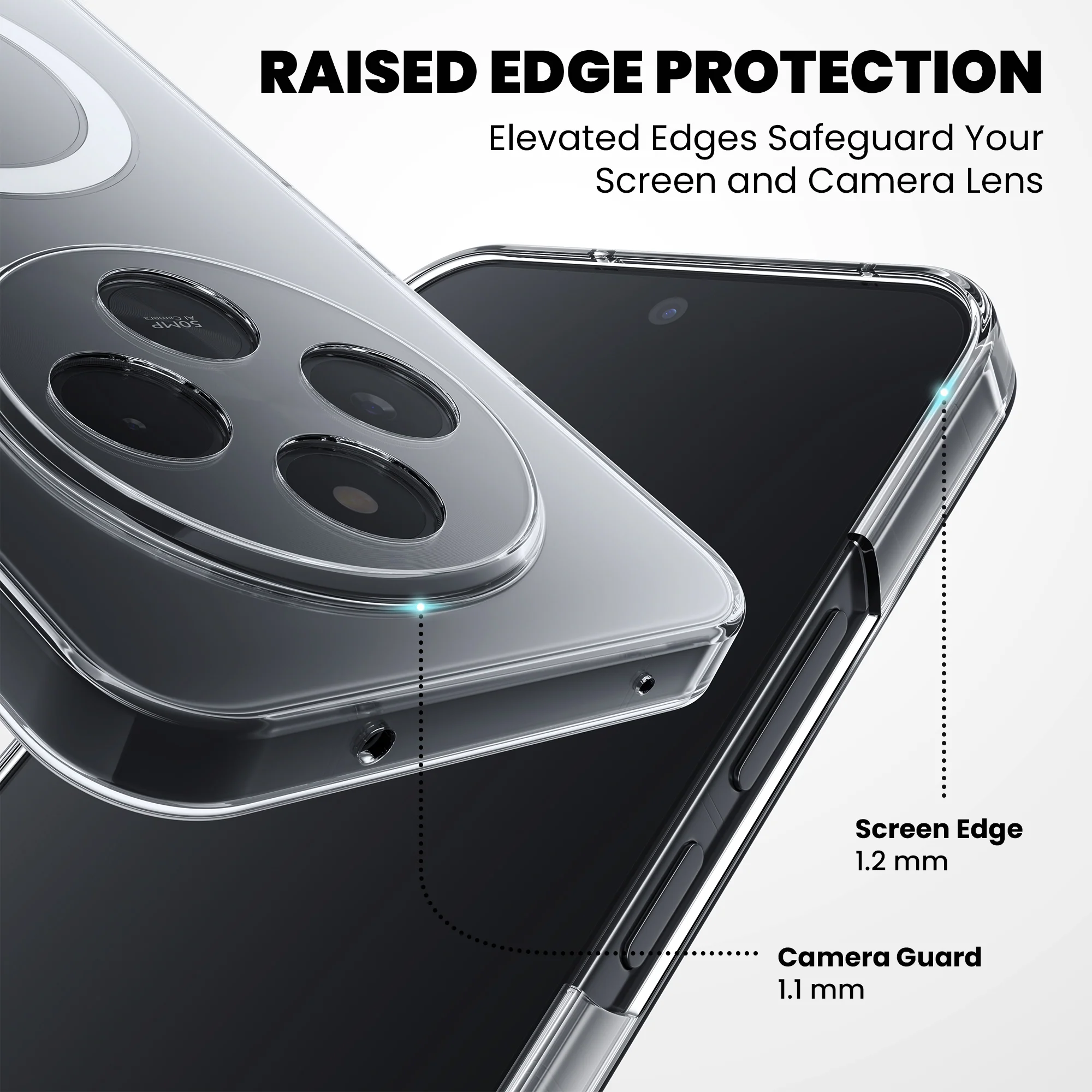 Anti-Yellow Magsafe Clear Case - Redmi A3x - Image 6