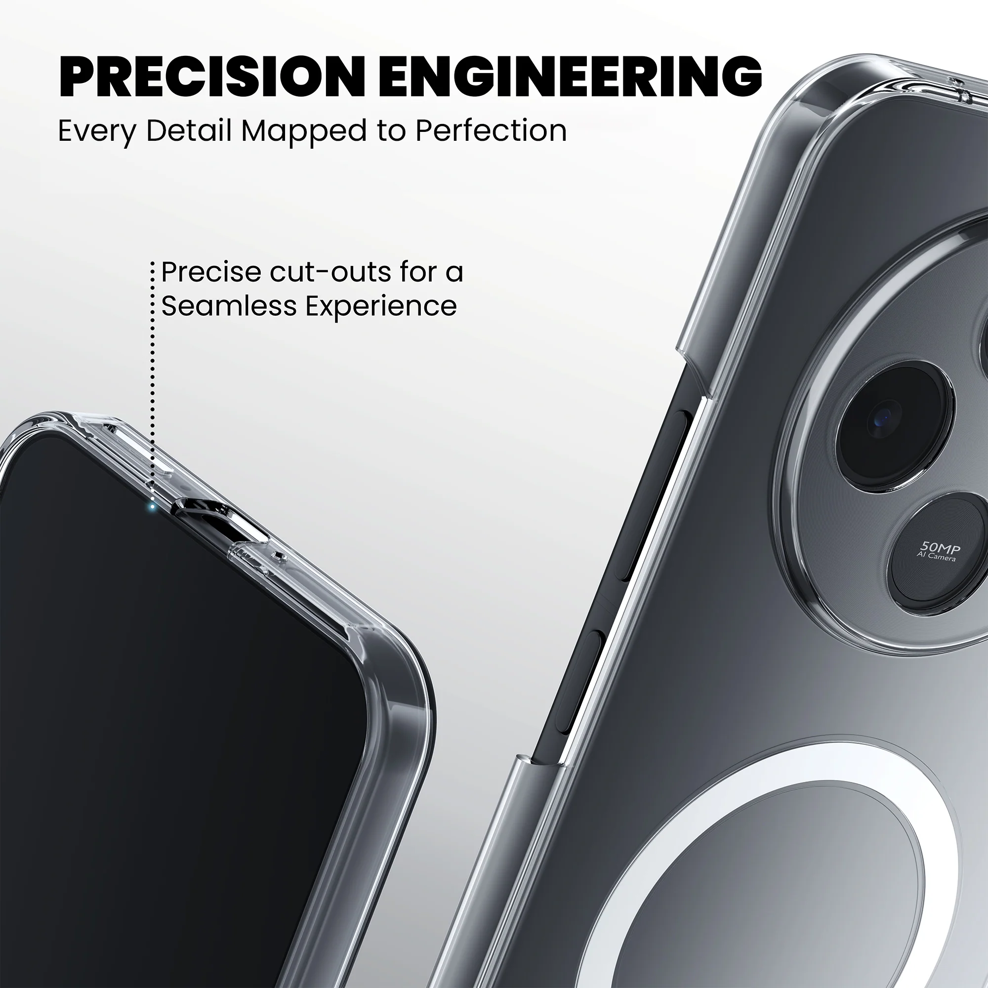 Anti-Yellow Magsafe Clear Case - Redmi A3x - Image 9